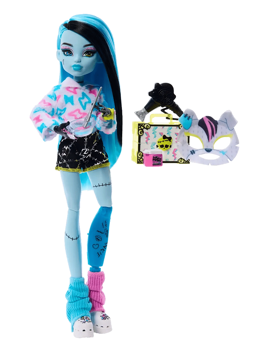 Monster High - Self-Scare Secrets Frankie Stein Fashion Doll with 13 Realistic Accessories - multicolor - 1