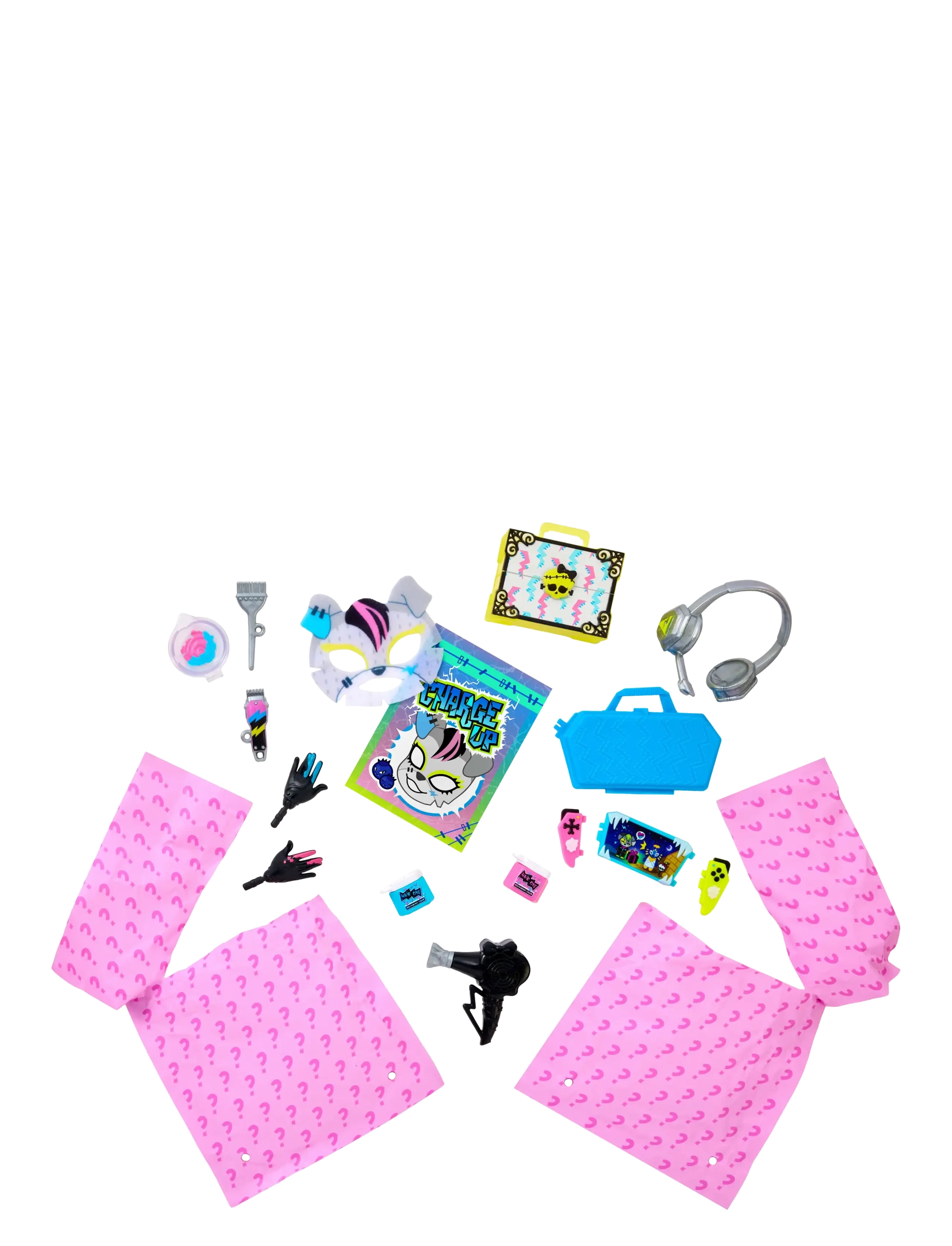 Monster High - Self-Scare Secrets Frankie Stein Fashion Doll with 13 Realistic Accessories - multicolor - 2