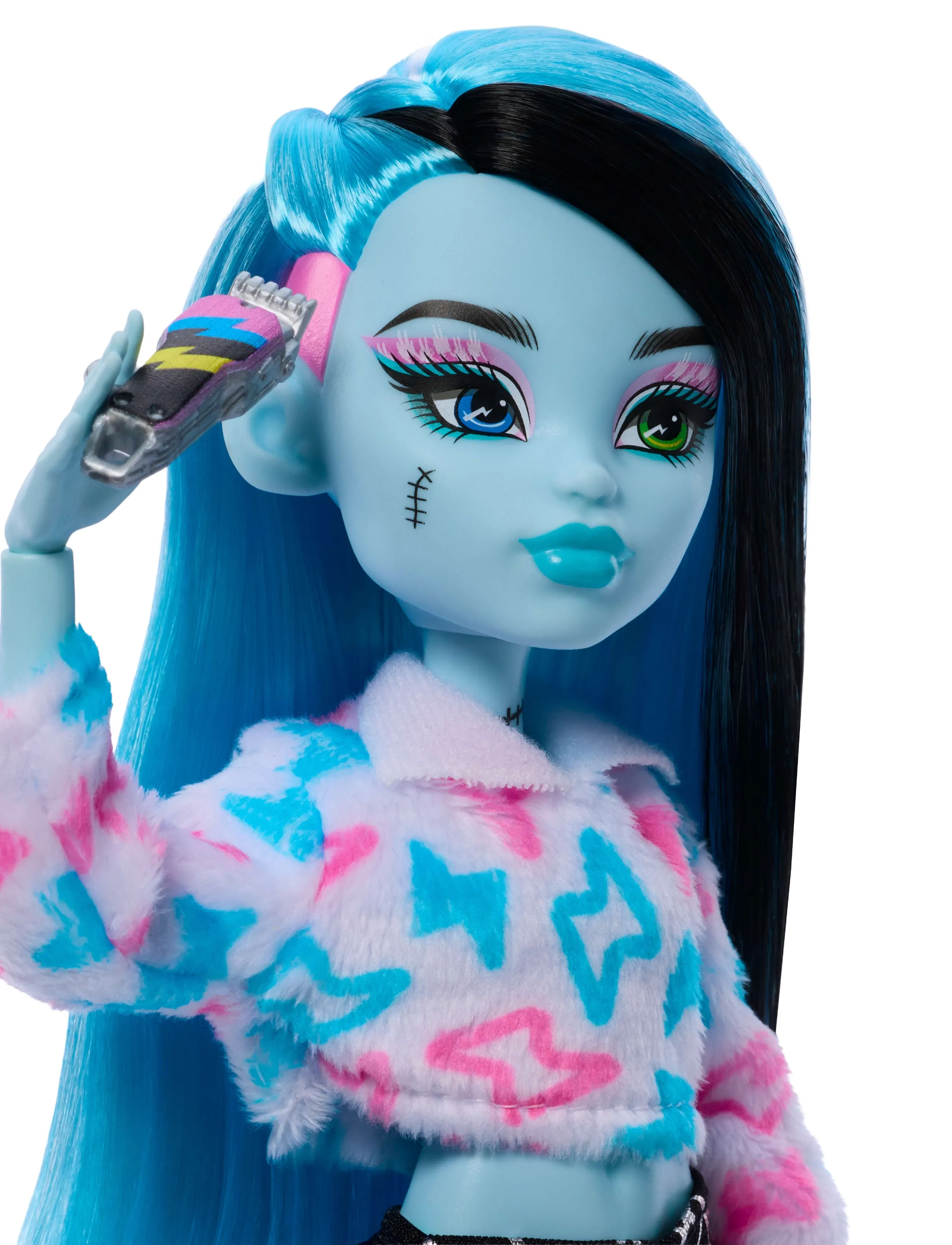 Monster High - Self-Scare Secrets Frankie Stein Fashion Doll with 13 Realistic Accessories - puppen - multicolor - 5
