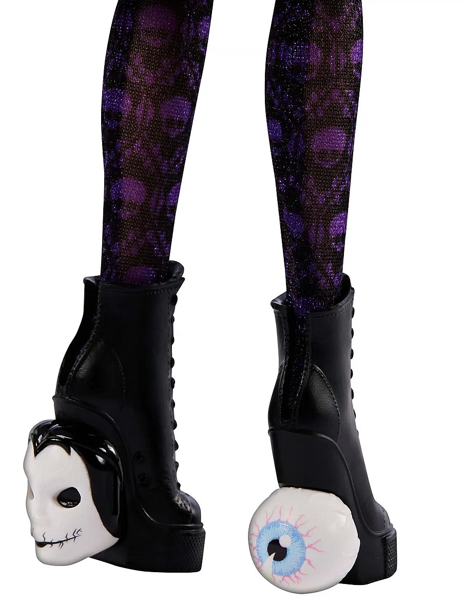 Monster High - x Wednesday Collectible Doll, Agnes DeMille with Purple Uniform and Accessories - multicolor - 5