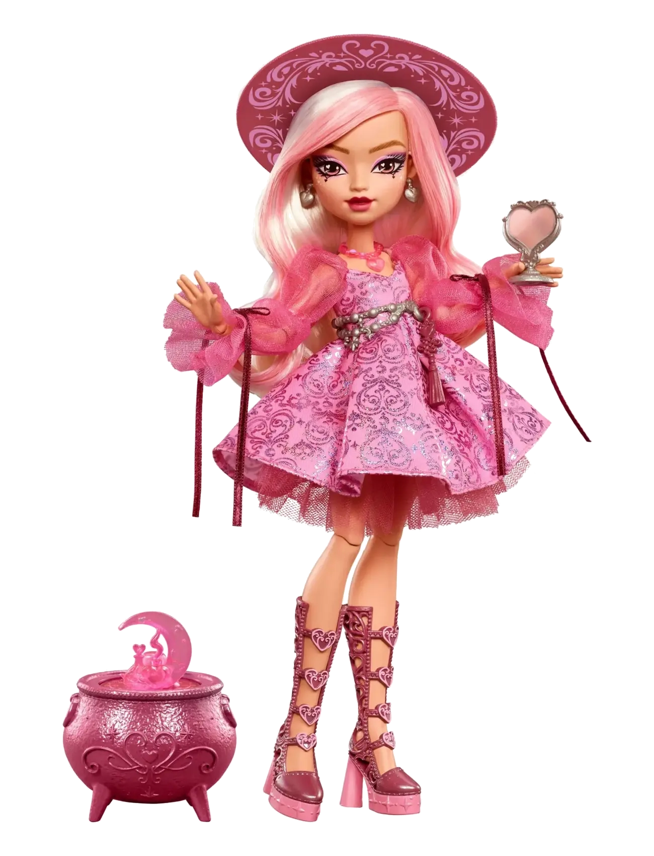 Monster High Moonspell Magic by Carina Song Fashion Doll, Love Witch with Accessories - Spielzeug 3-5 Jahre - MULTICOLOR / pink/rose