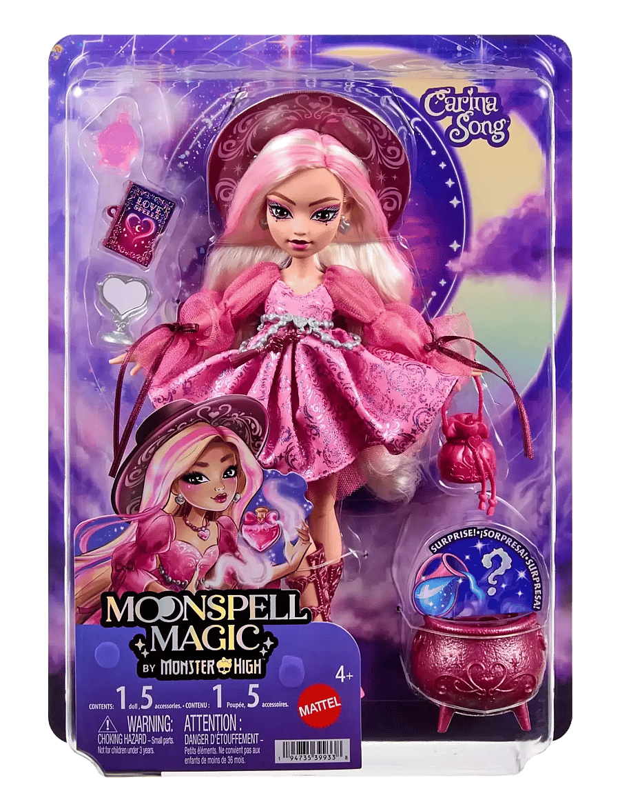 Monster High - Moonspell Magic by Carina Song Fashion Doll, Love Witch with Accessories - multicolor - 2