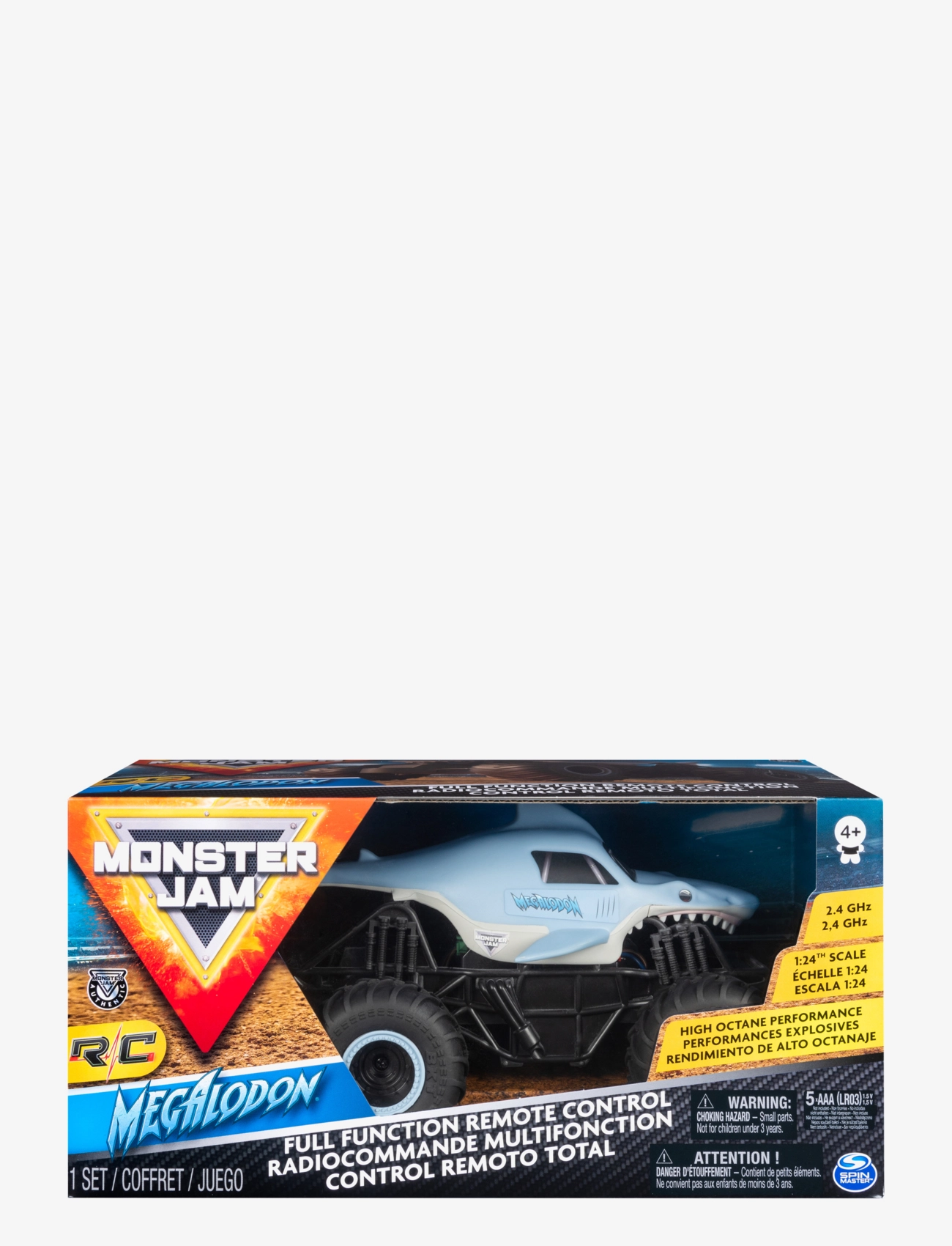 Monster Jam - Monster Jam RC 1:24 Megaladon - presentidéer - multi - 4