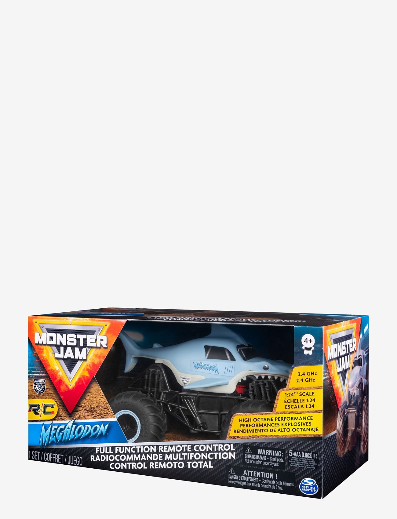 Monster Jam - Monster Jam RC 1:24 Megaladon - gaveidéer - multi - 5