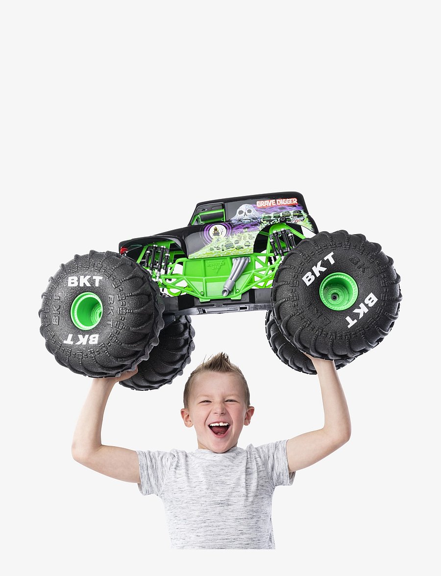 Monster Jam - Monster Jam RC Mega Grave Digger - fjernstyret legetøj - multi - 3