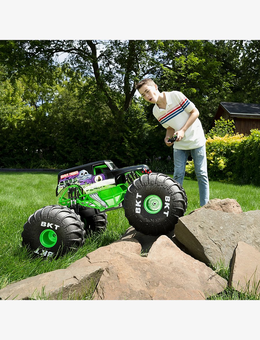 Monster Jam - Monster Jam RC Mega Grave Digger - fjernstyret legetøj - multi - 4