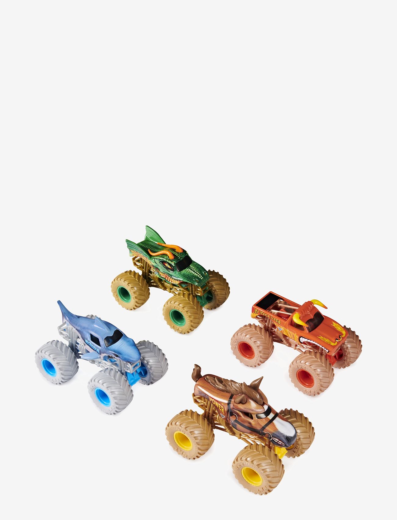 Monster Jam - Monster Jam 1:64 4 Pack - leksaksbilar - multi - 2