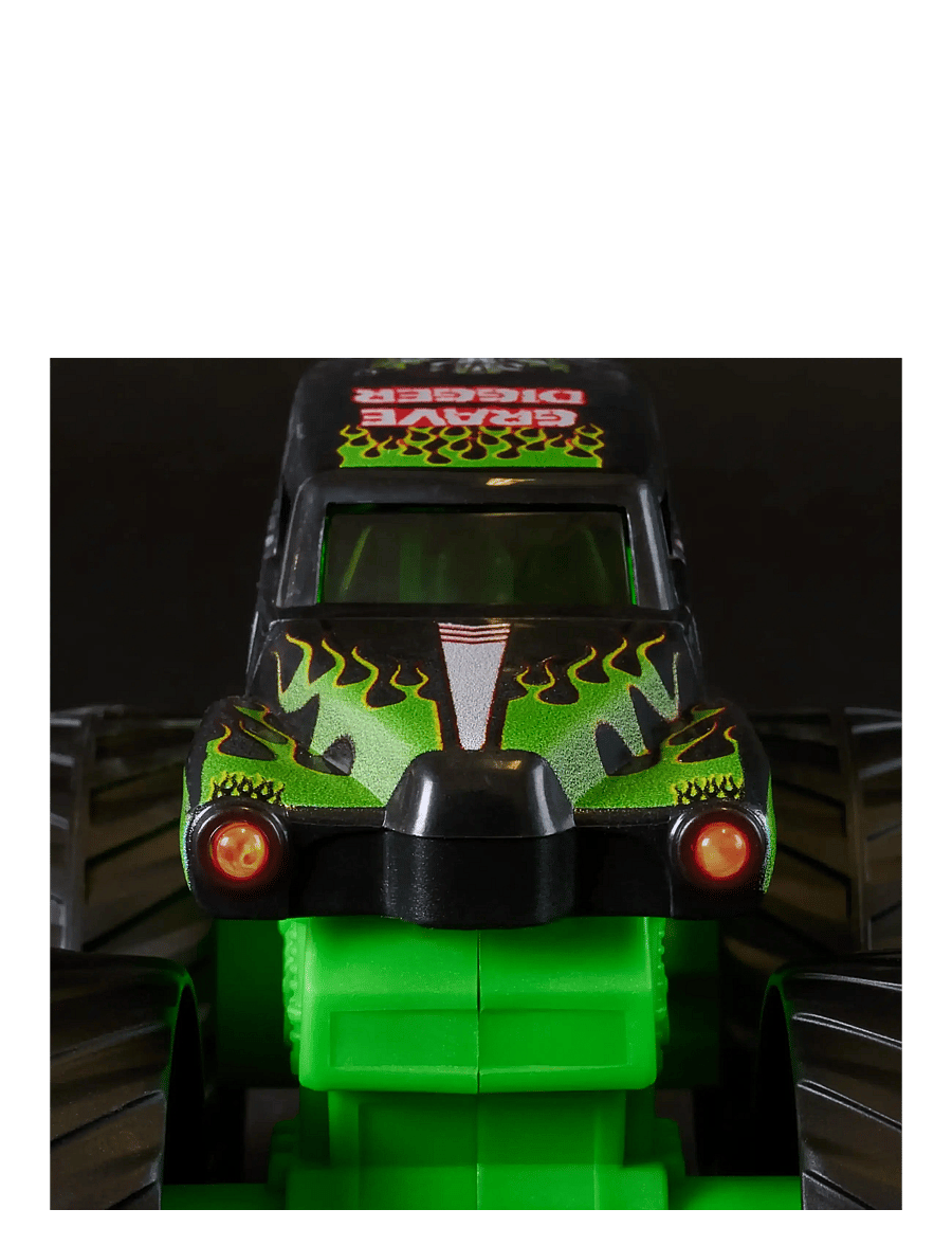 Monster Jam - Monster Jam 1:43 Glowing Light 2 Pack - vörubílar - muti - 1