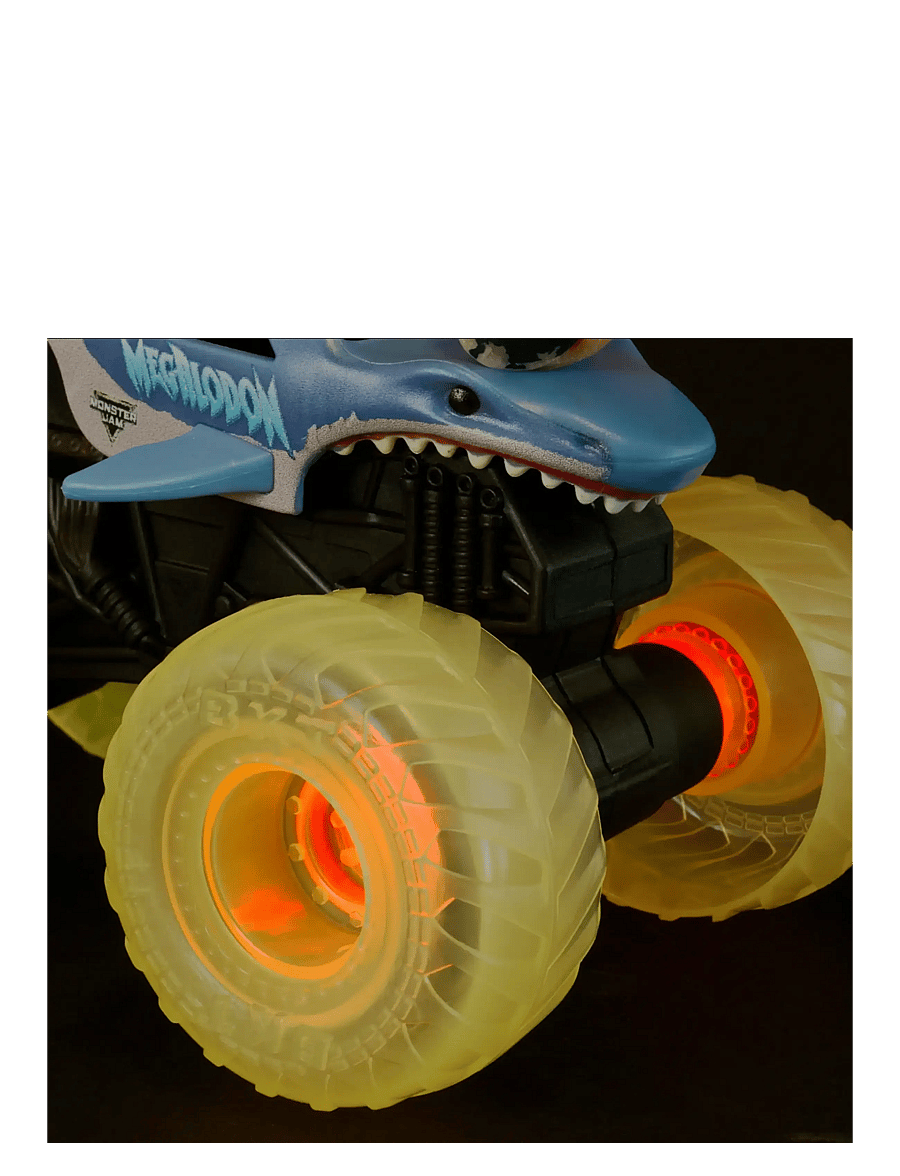 Monster Jam - Monster Jam 1:43 Glowing Light 2 Pack - vörubílar - muti - 2