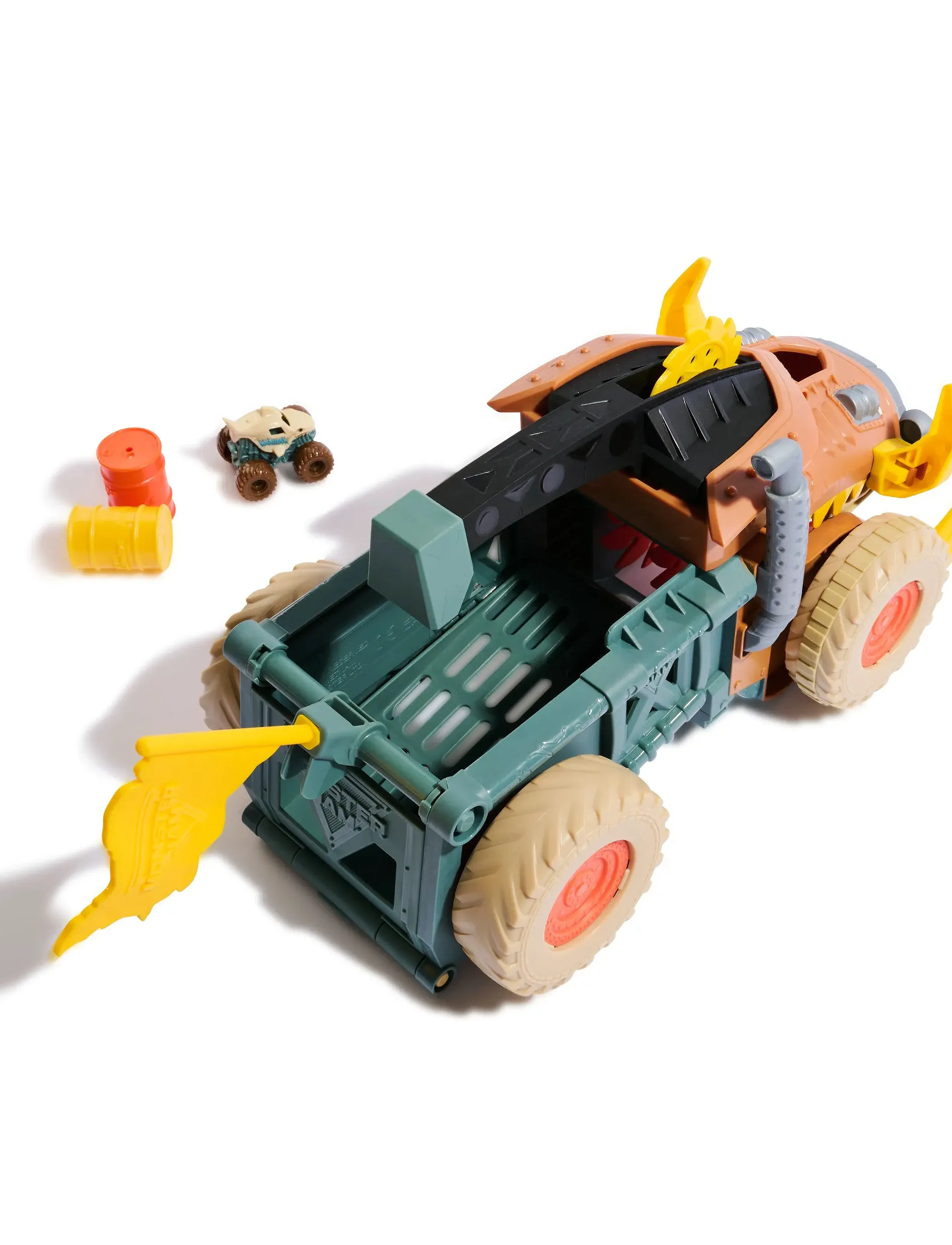 Monster Jam - Monster Jam Mini Mad Hog Sweeper Playset - leikfangabílar - muti - 3