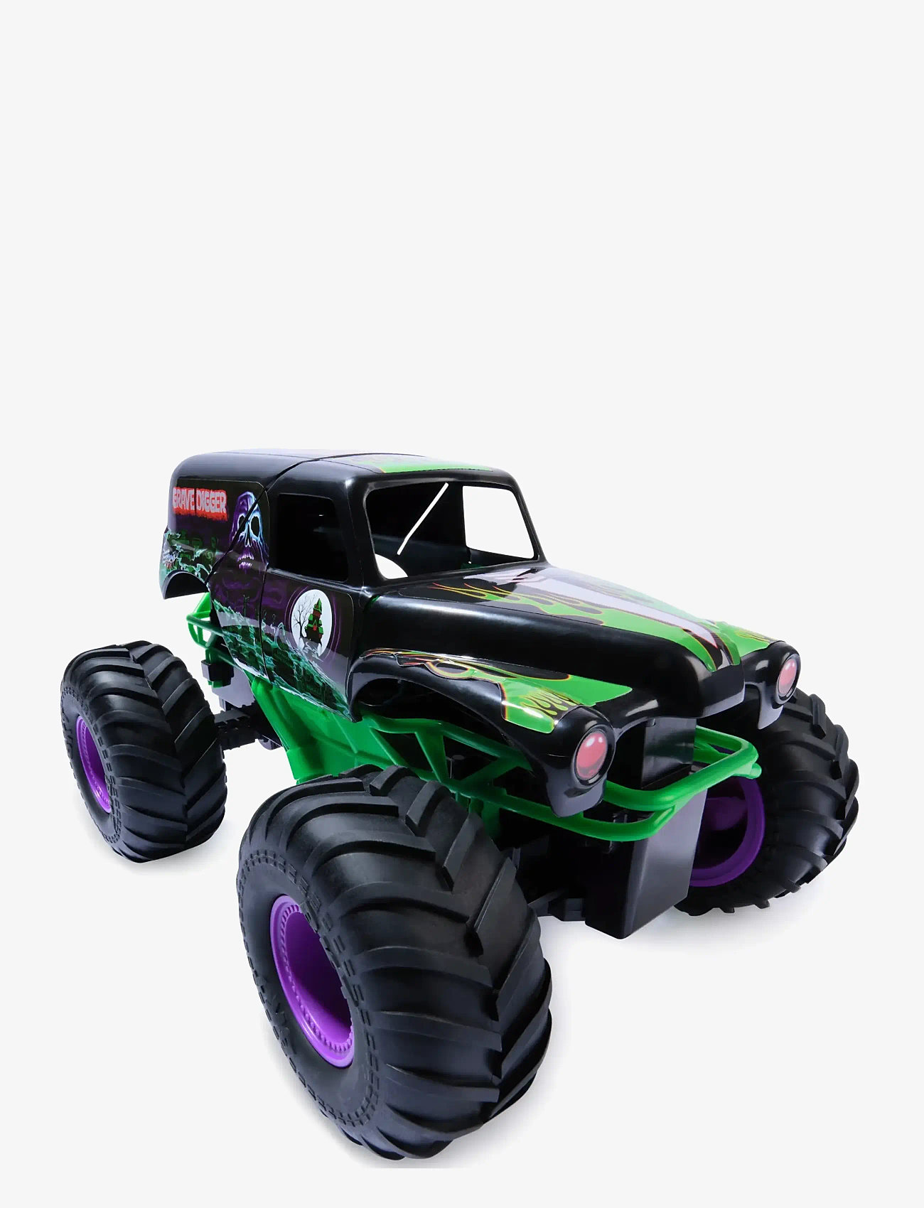 Monster Jam - Monster Jam RC 1:15 Smash & Bash Grave Digger - fjernstyret legetøj - muti - 1