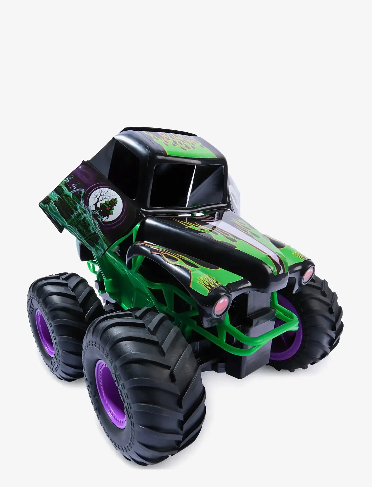 Monster Jam - Monster Jam RC 1:15 Smash & Bash Grave Digger - fjernstyret legetøj - muti - 2