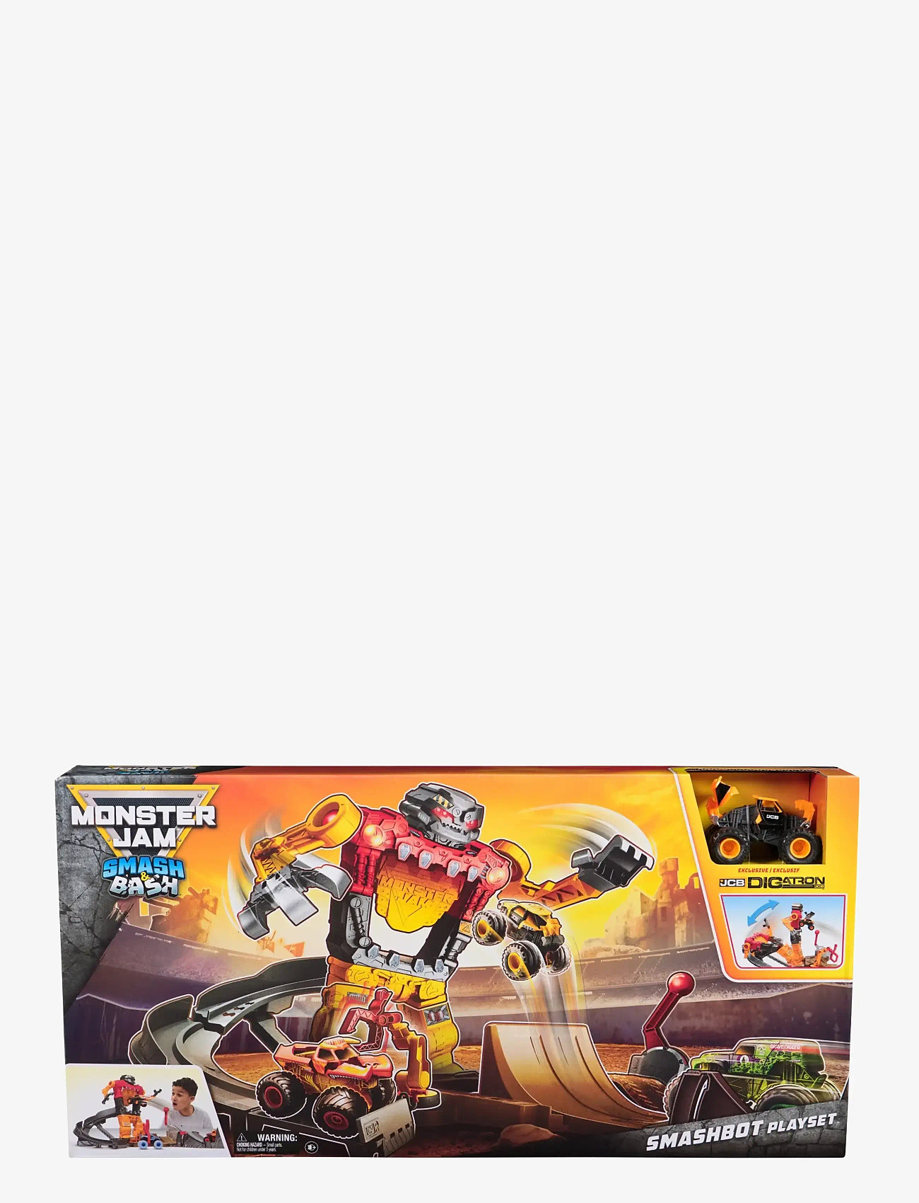 Monster Jam - Monster Jam 1:64 Smash & Bash Smashbot Playset - play sets - muti - 0
