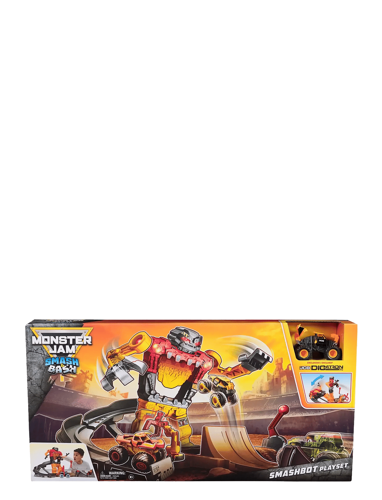 Monster Jam 1:64 Smash & Bash Smashbot Playset - MUTI