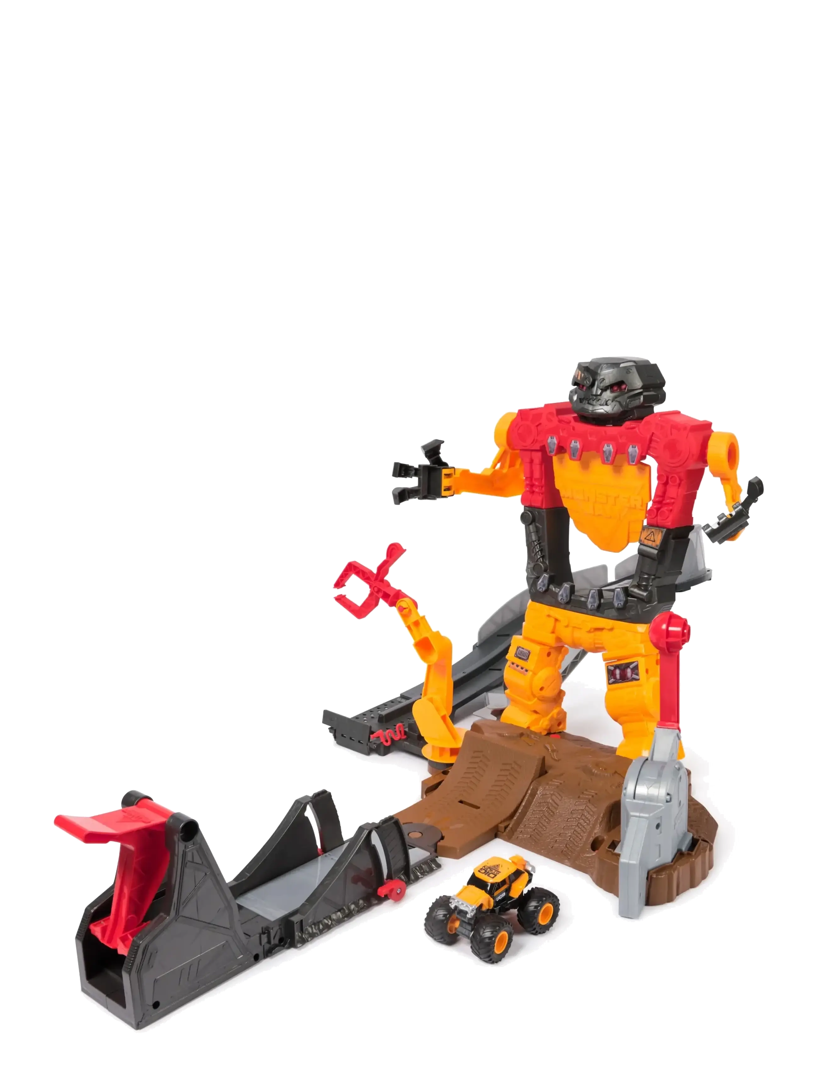Monster Jam - Monster Jam 1:64 Smash & Bash Smashbot Playset - leikfangasett - muti - 1
