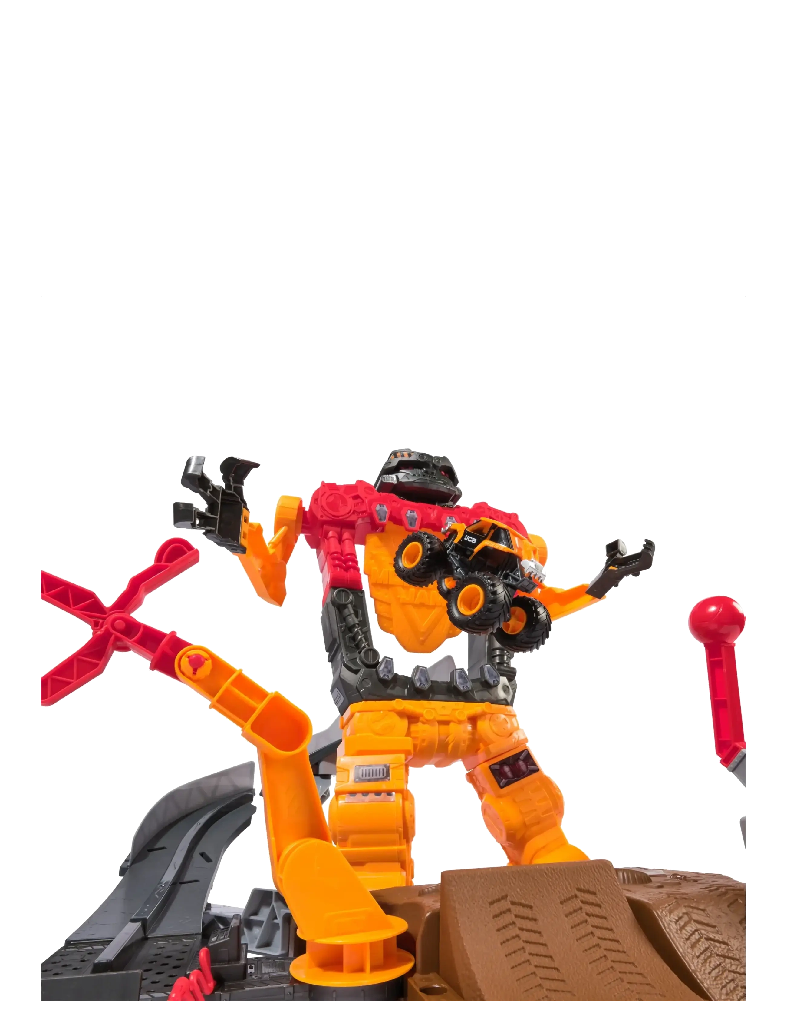 Monster Jam - Monster Jam 1:64 Smash & Bash Smashbot Playset - leikfangasett - muti - 2