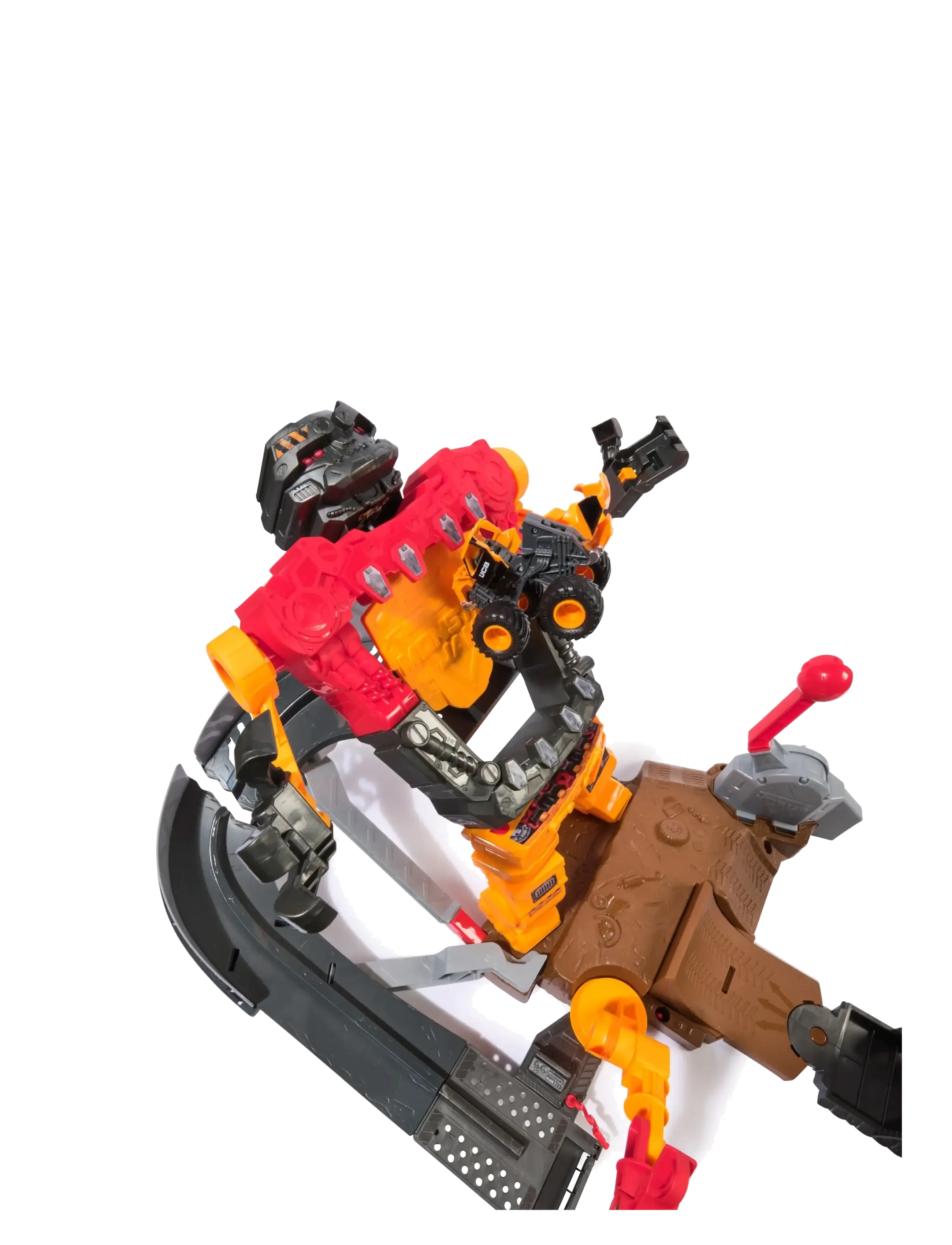 Monster Jam - Monster Jam 1:64 Smash & Bash Smashbot Playset - leikfangasett - muti - 3