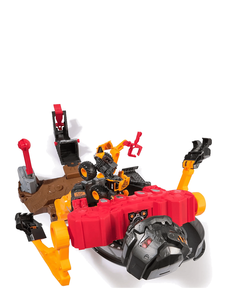 Monster Jam - Monster Jam 1:64 Smash & Bash Smashbot Playset - leikfangasett - muti - 5