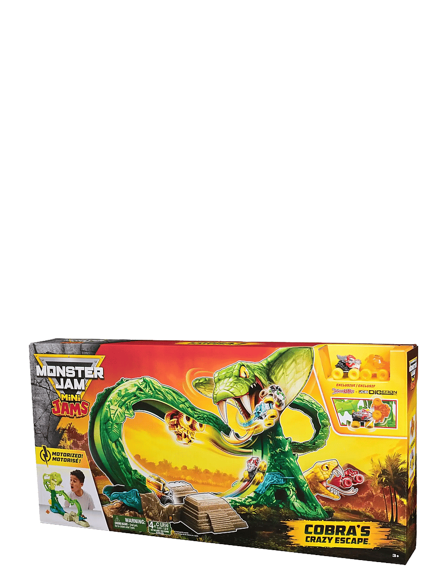 Monster Jam - Monster Jam Mini Jams Cobras Crazy Escape - keppnisbrautir - muti - 0