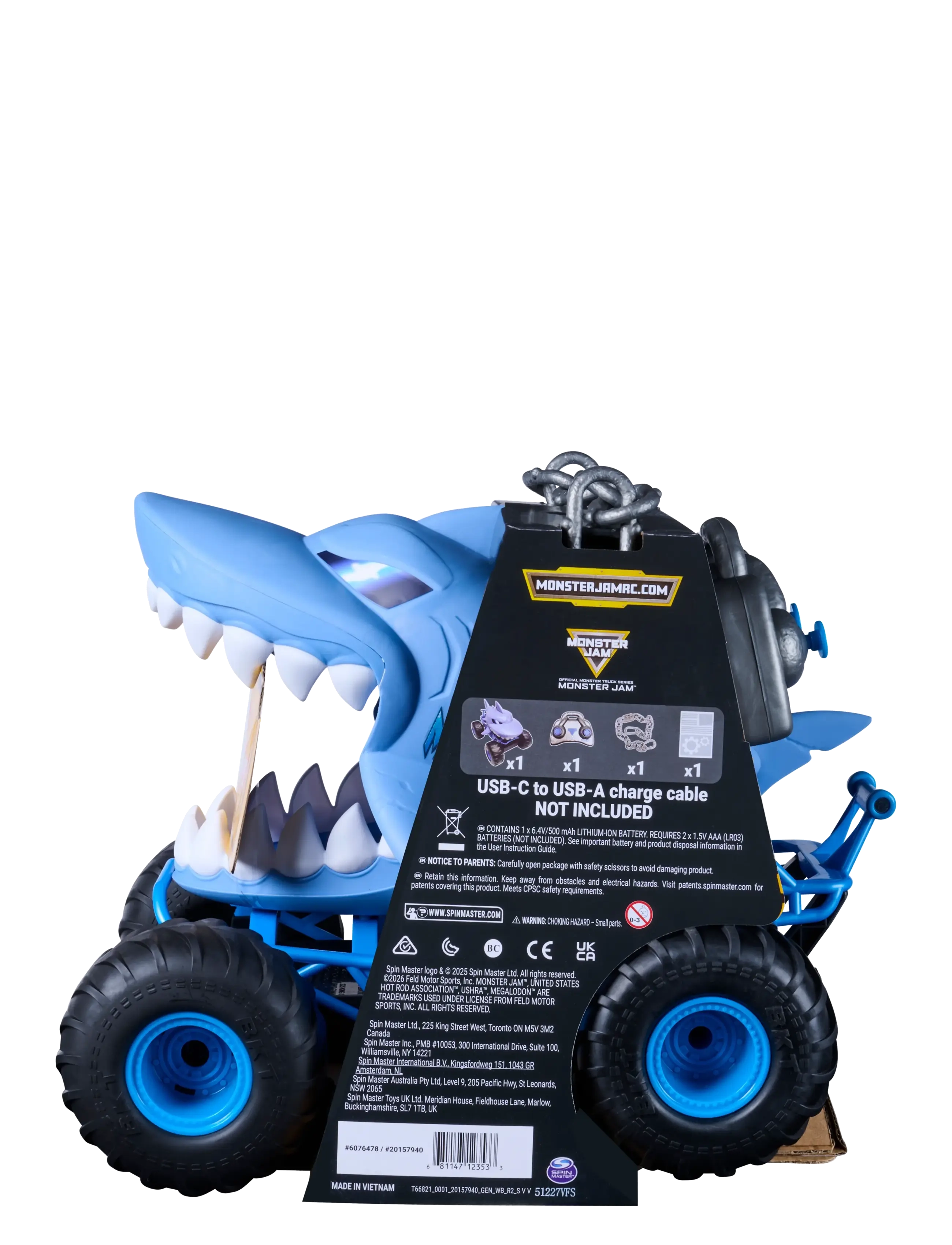 Monster Jam - Monster Jam RC 1:15 Chomping Megalodon - multi - 5