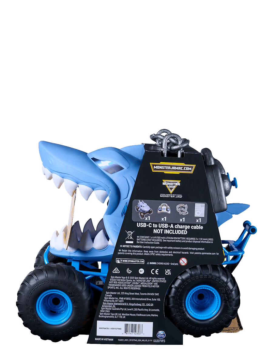 Monster Jam - Monster Jam RC 1:15 Chomping Megalodon - multi - 5