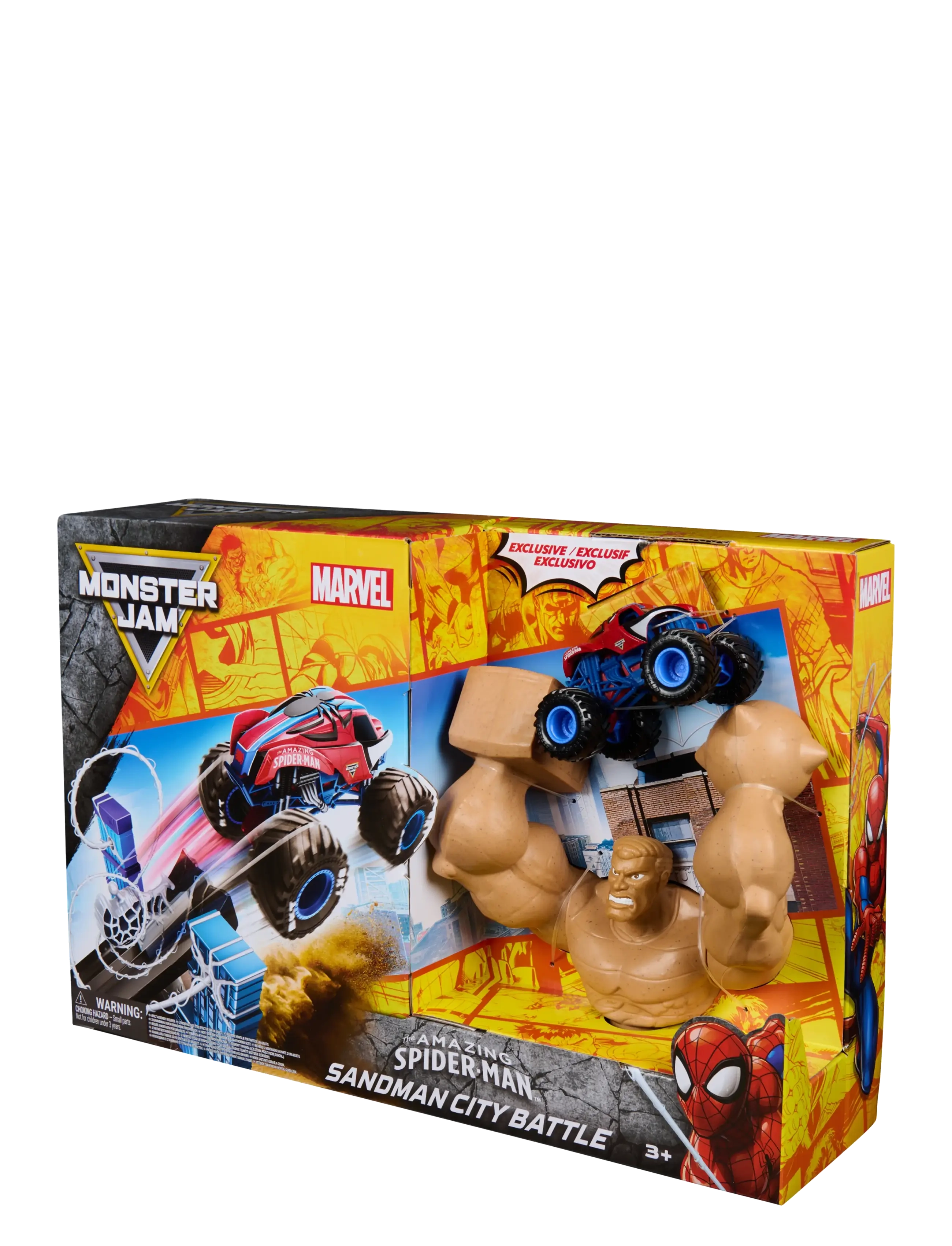 Monster Jam - Monster Jam 1:64 Marvel Spiderman Playset - lekset - multi - 4