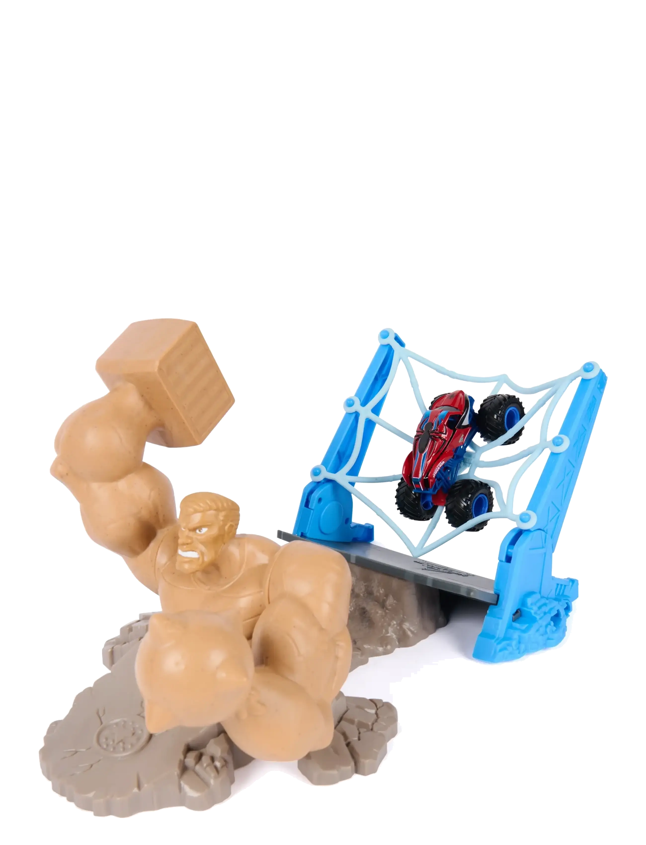 Monster Jam - Monster Jam 1:64 Marvel Spiderman Playset - lekset - multi - 5