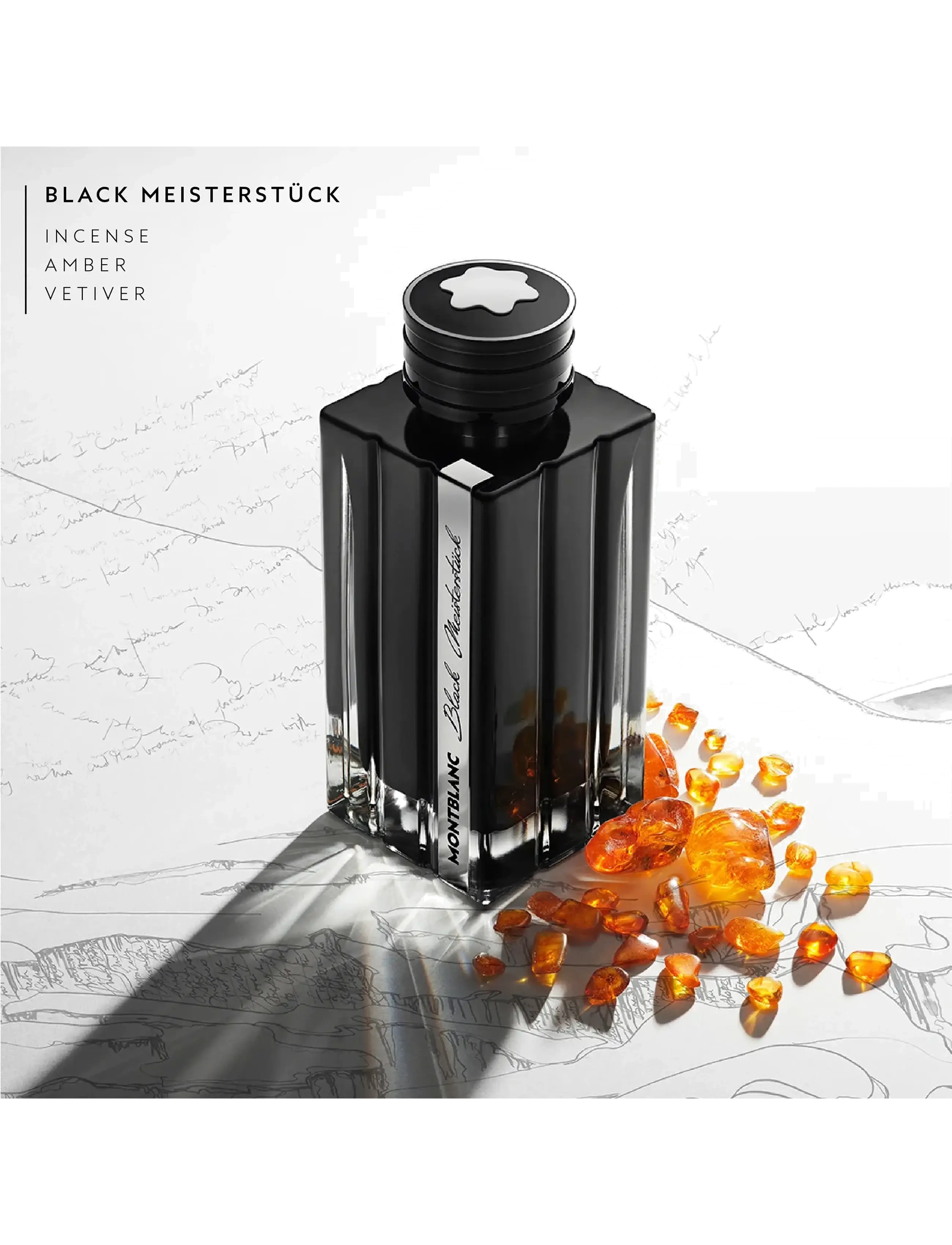 Montblanc - Black Meisterstück EdP 125 ml - til ham  - clear - 3