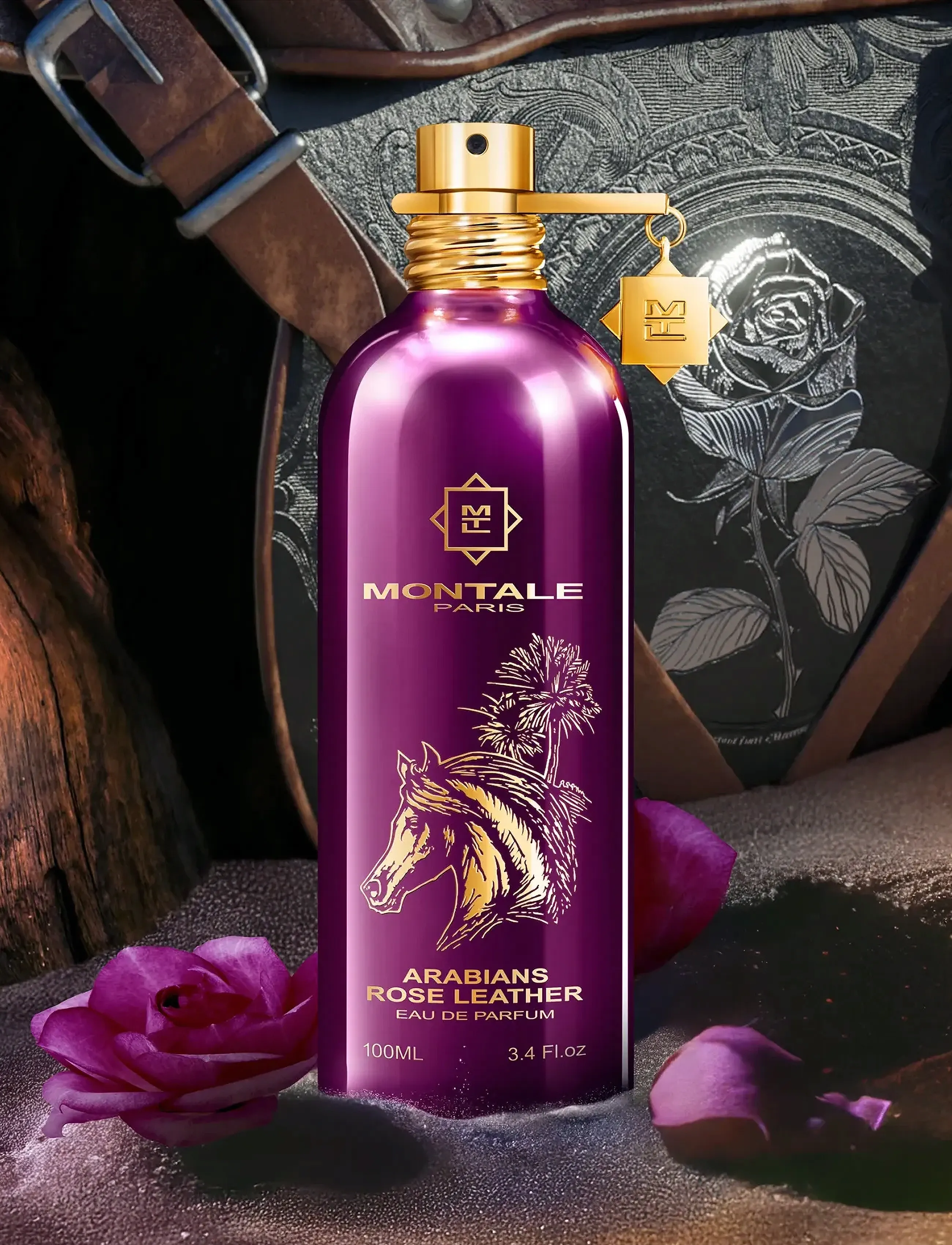 Montale Arabians Rose Leather Edp 100 ml, 100 ml, Nude, Parfume > Eau De Parfum, Dame