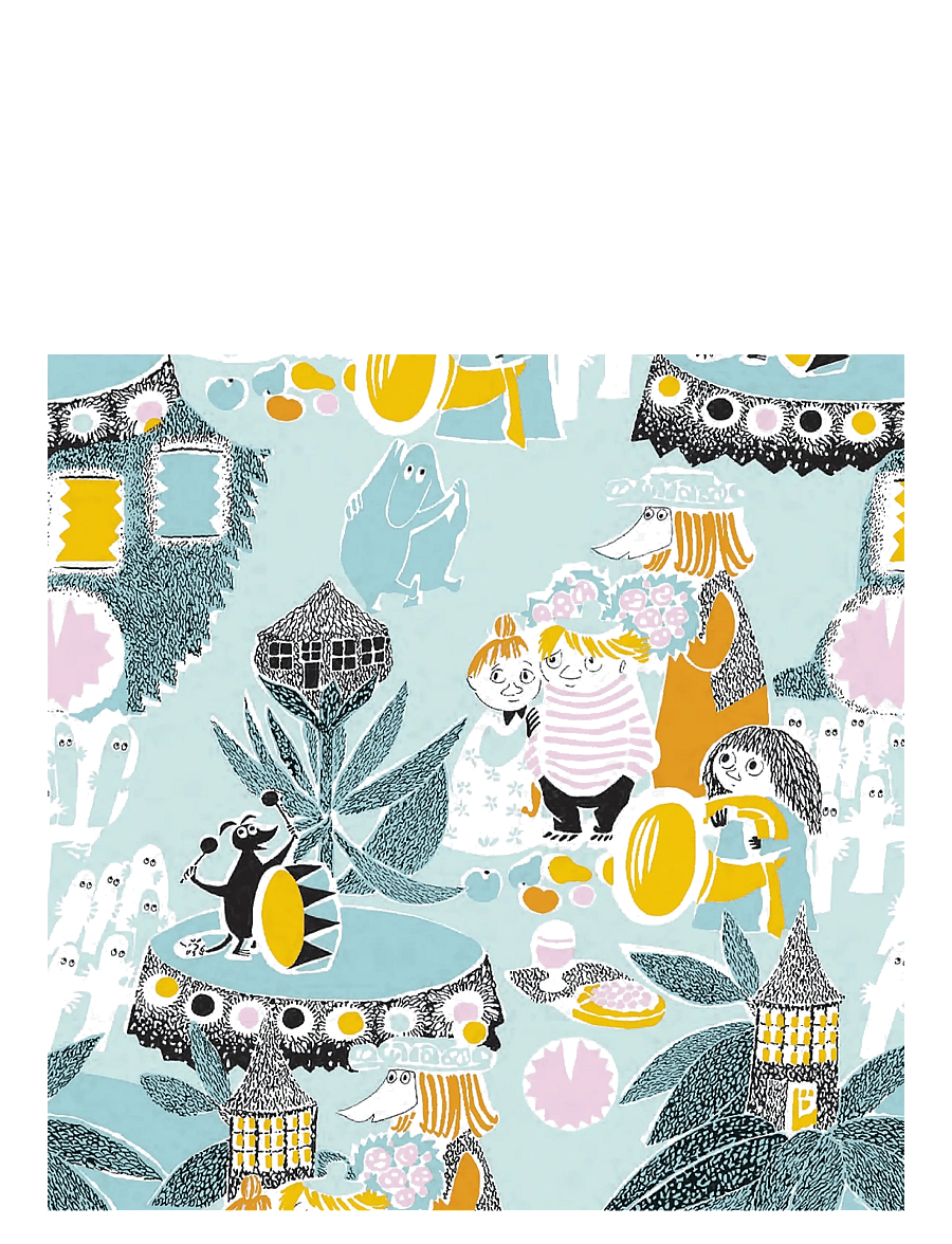 Moomin by Havi - Moomin napkin Satumuumi - popierinės servetėlės - multicolor - 0