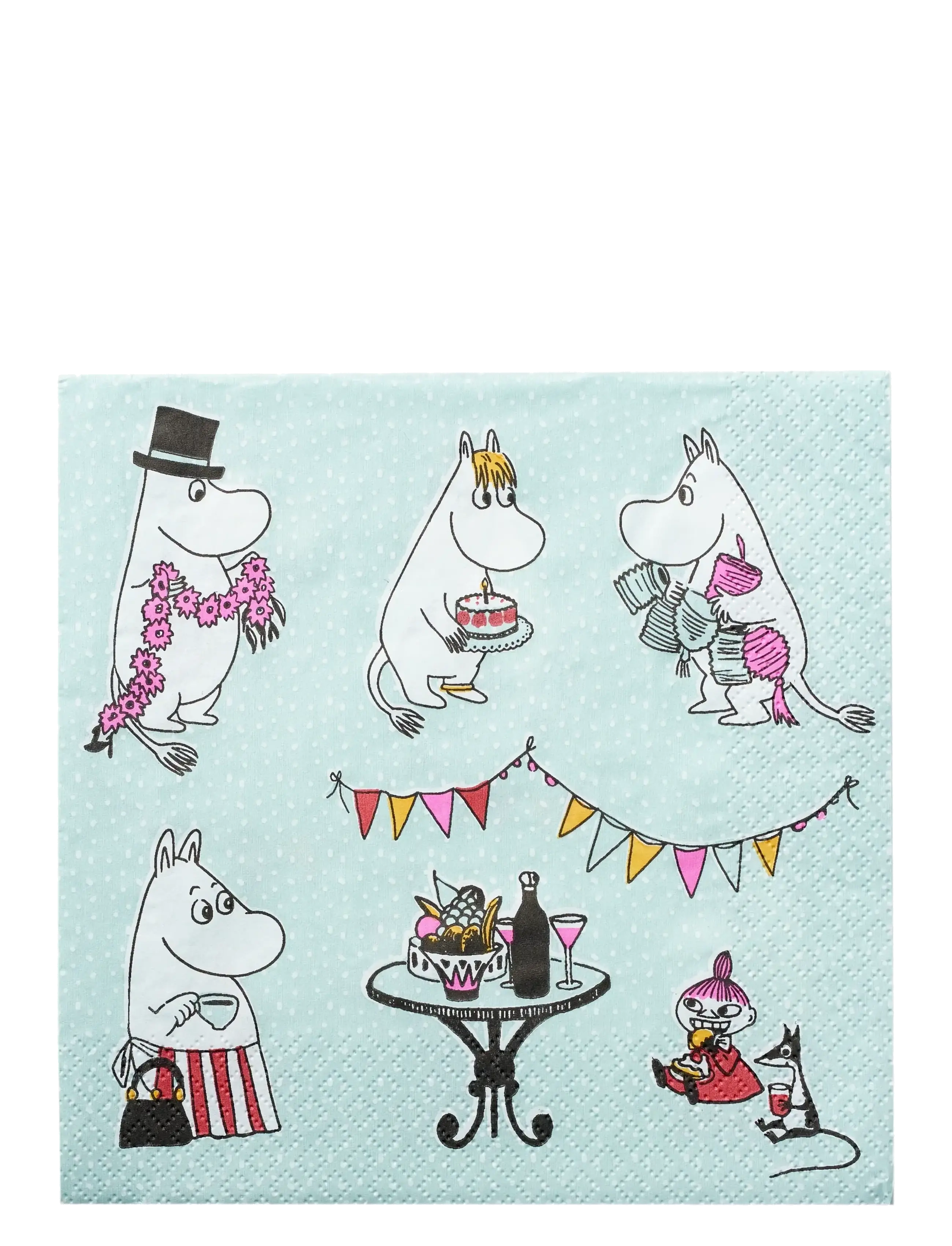 MOOMIN BY HAVI Moomin Serviette Kestit Blau - 33X33CM - Unisex