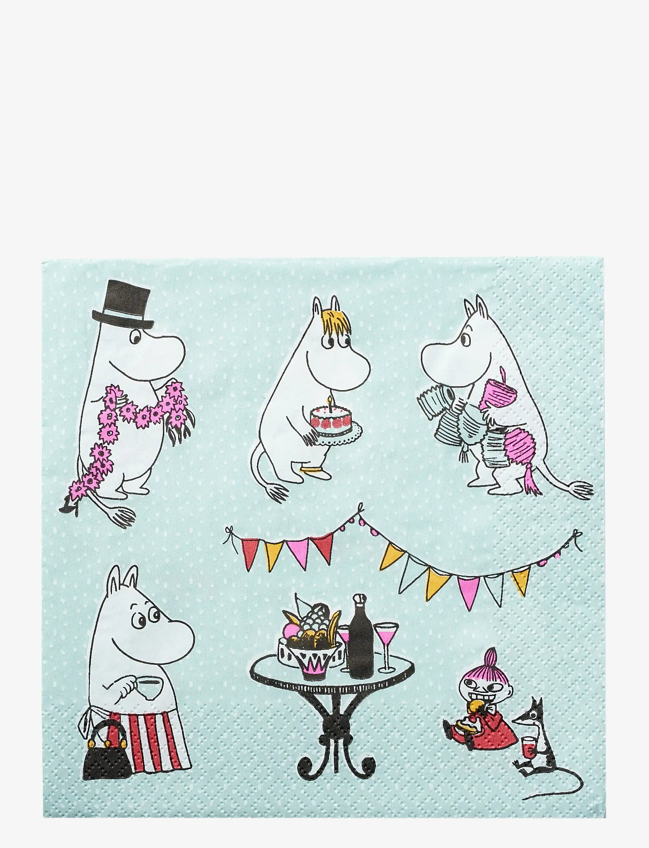 Moomin by Havi - Moomin napkin Kestit - papirservietter - mint - 1