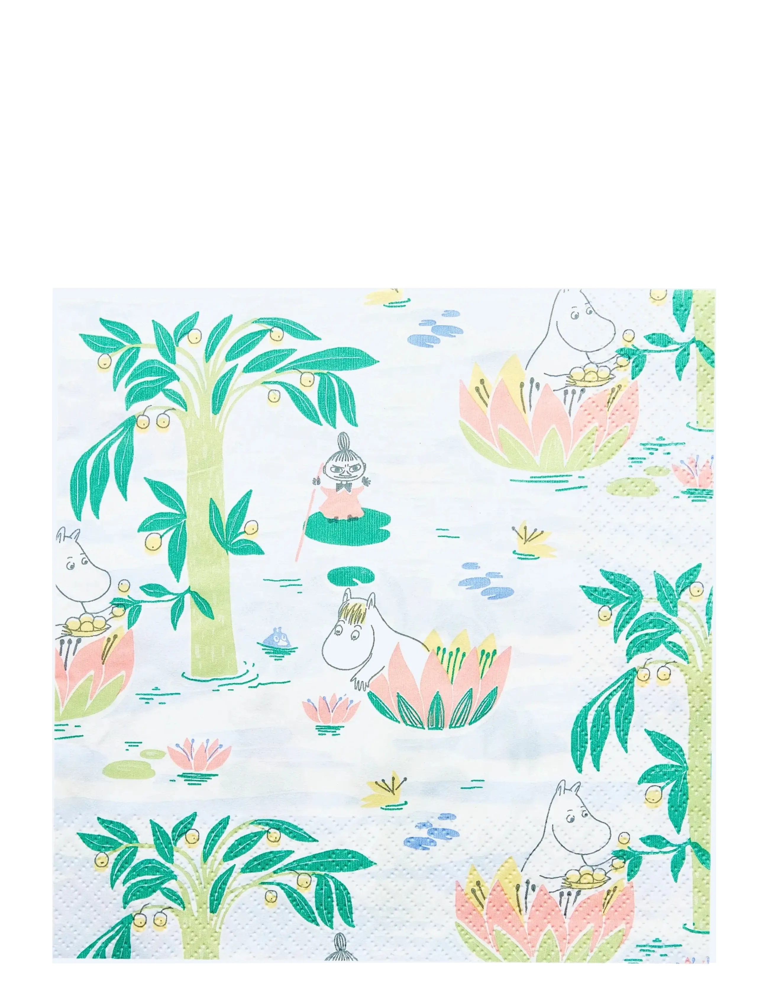 MOOMIN BY HAVI Moomin Serviette Lumme Blau - 33X33CM - Unisex