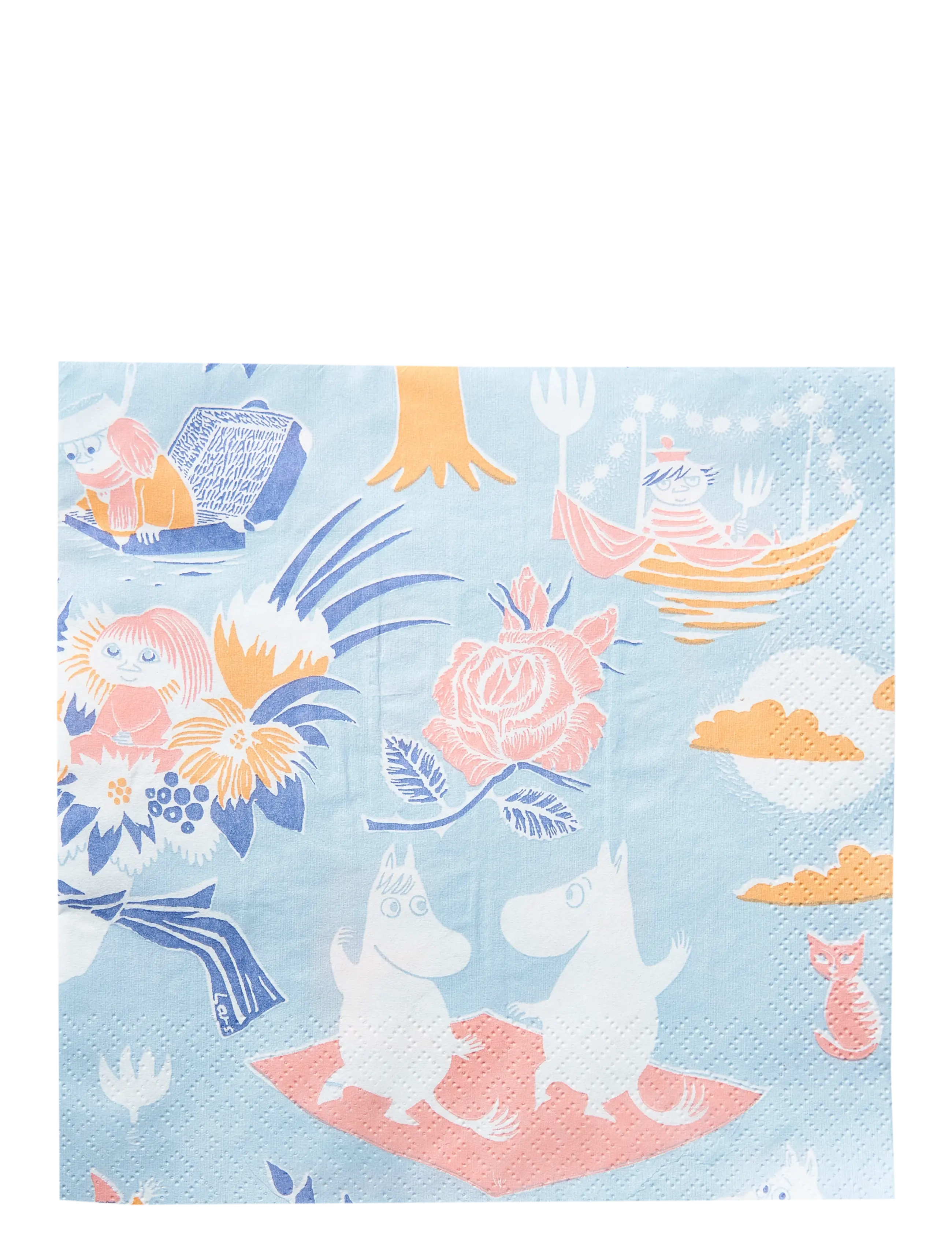 MOOMIN BY HAVI Moomin Serviette Taikamuumi Blau - 33X33CM - Unisex