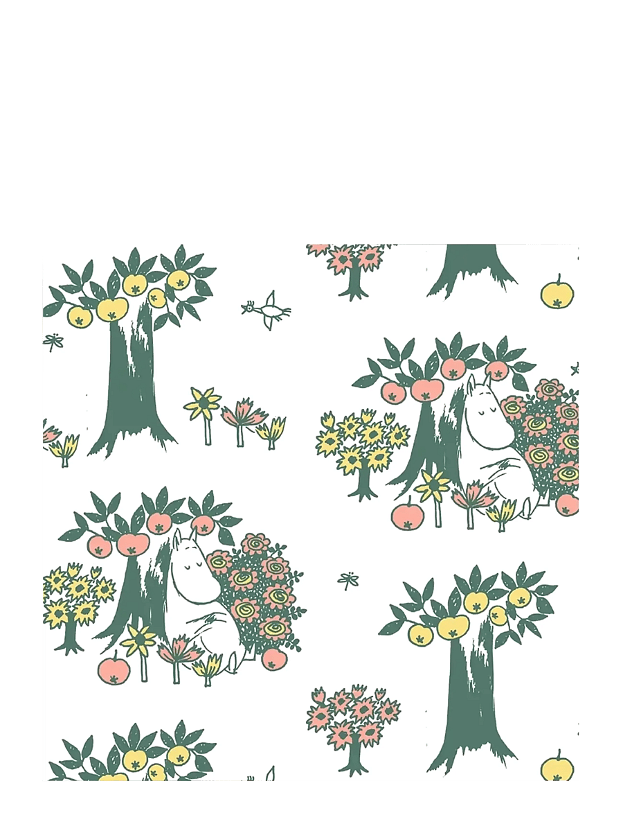 Moomin by Havi - Moomin napkin Päiväuni - popierinės servetėlės - white - 0