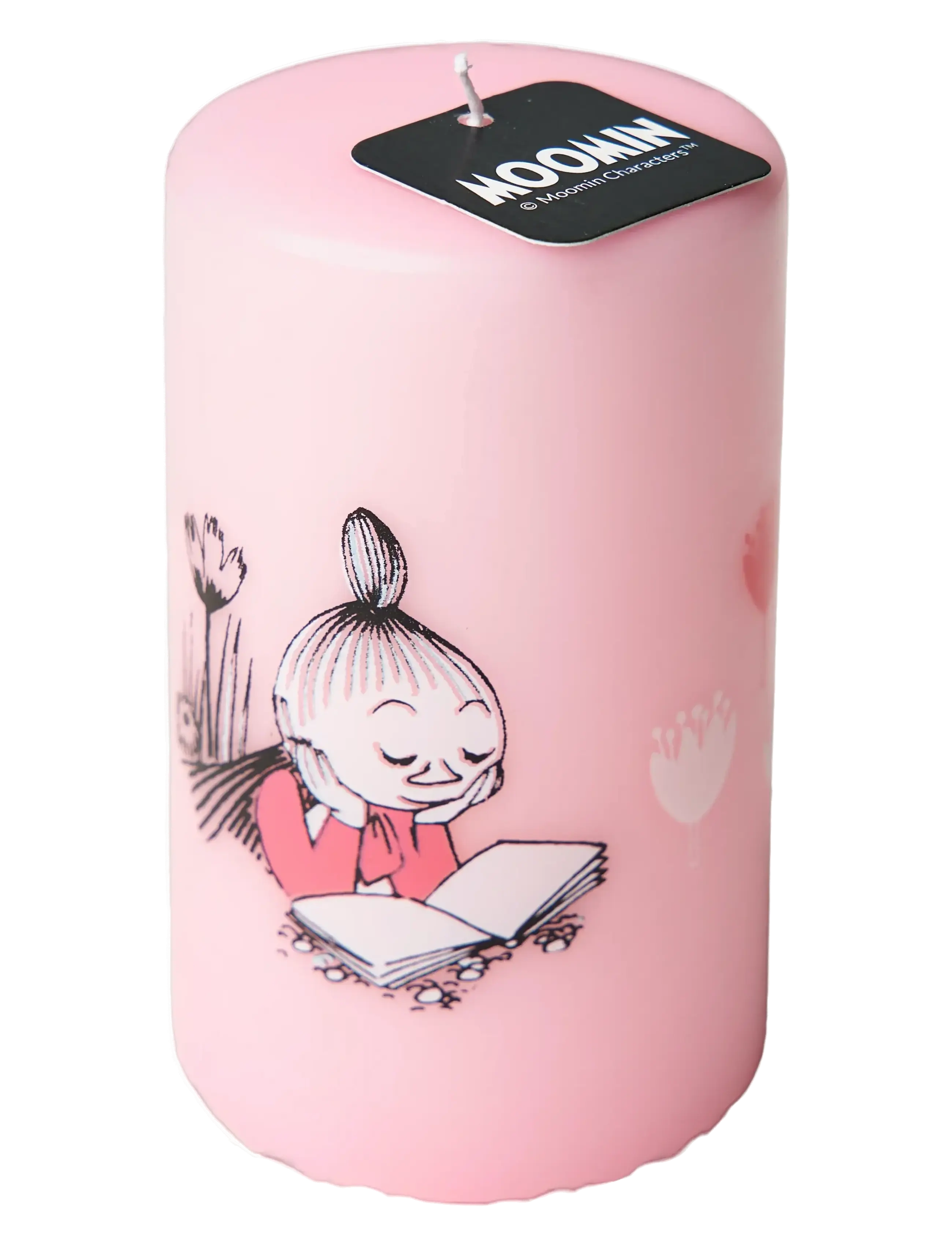 Moomin by Havi Moomin Pillar Candle Sulo, 7X12 cm, Pink, Stearinlys > Bloklys, Unisex