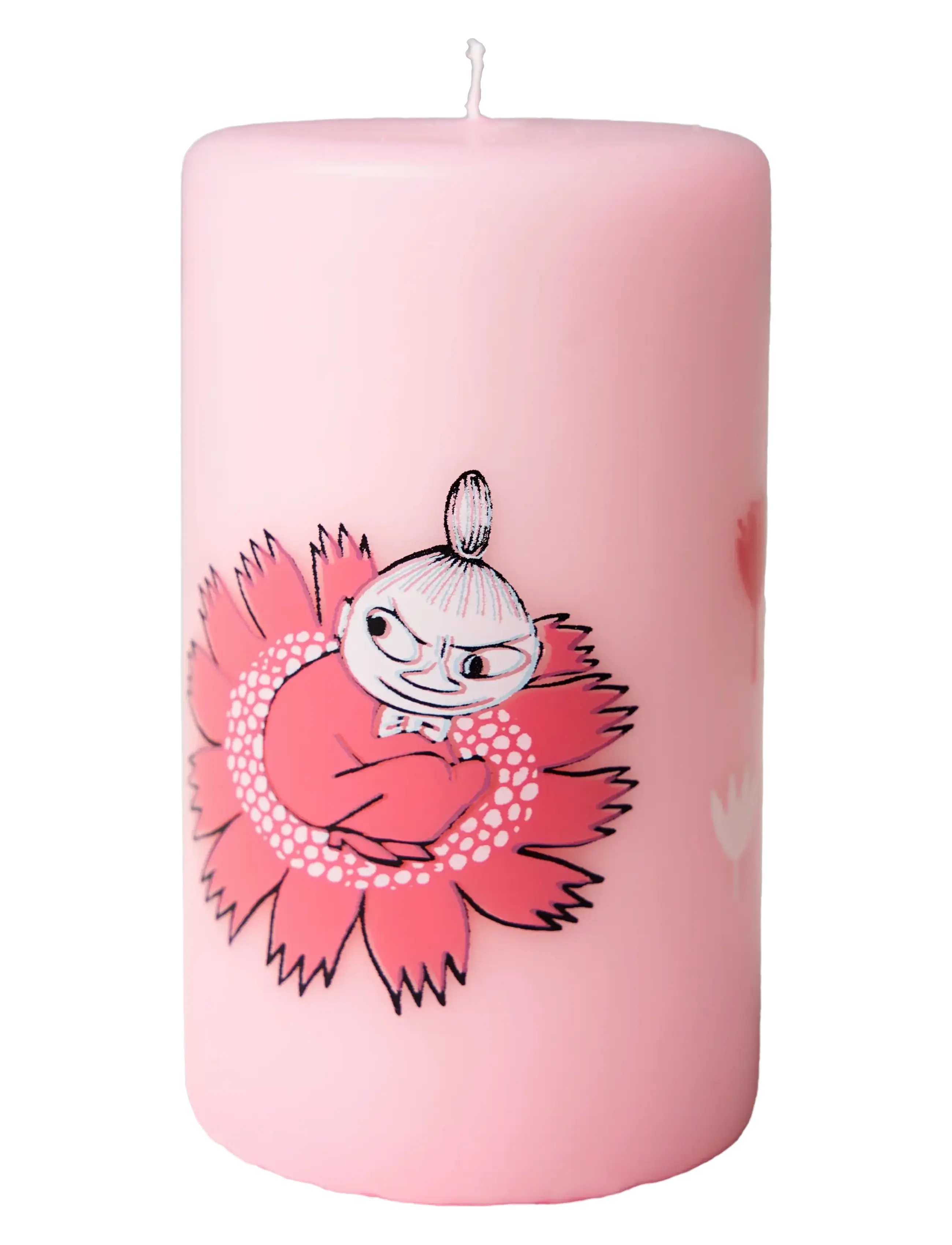Moomin by Havi - Moomin pillar candle Sulo - block candles - pink - 1