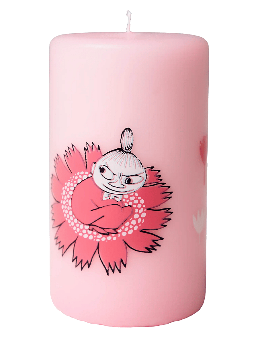 Moomin by Havi - Moomin pillar candle Sulo - cilindrinės žvakės - pink - 1