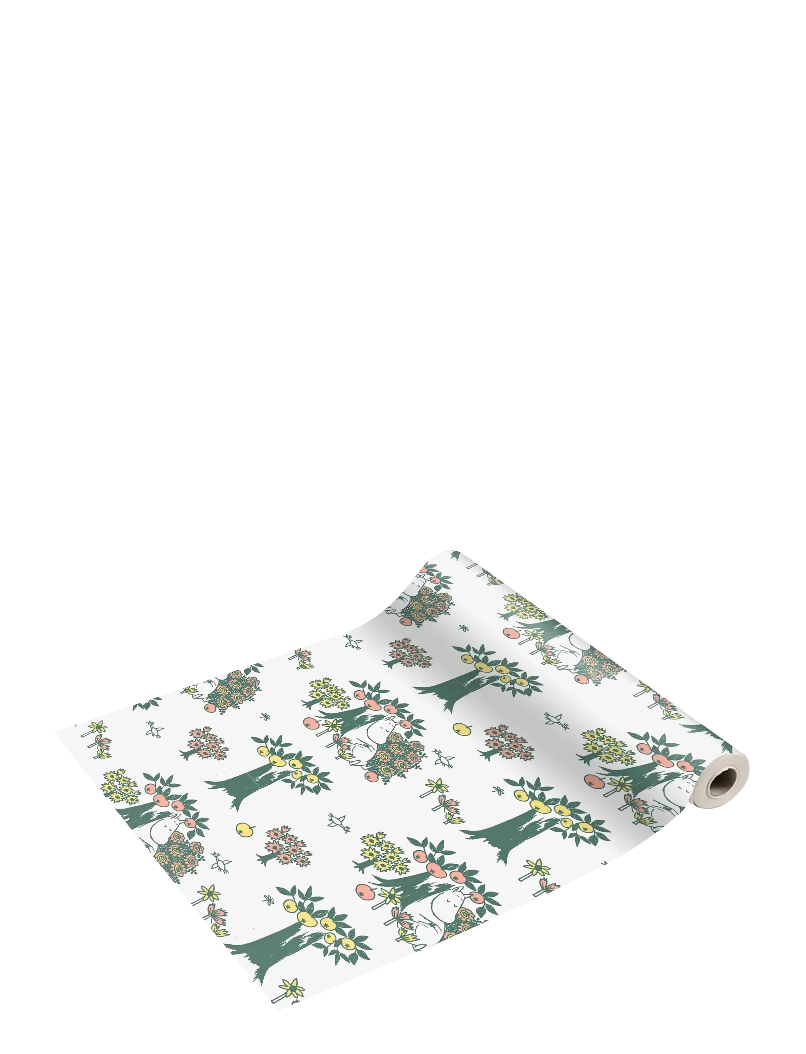 Moomin by Havi Tablerunner Päiväuni, 0.4X4.8M, Kitchen Textiles, Weiß - Tablecloths & Table Runners, Homeware