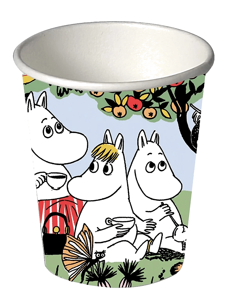 Moomin by Havi - Moomin Party Moomin hotcup 250ml 10pc - vaikų gimtadienio prekės - multicolor - 0