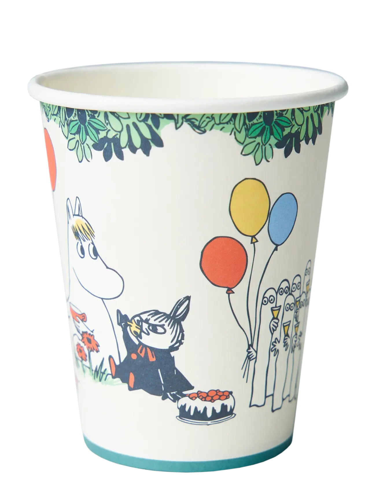 Moomin by Havi Moomin Puutarhakutsut Hotcup 10Pc 250Ml, Picnic Plade, Mugs, Cutlery, Multi/mønstret, Str: 250 ML