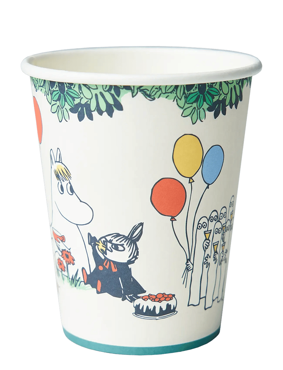 Moomin by Havi - Moomin puutarhakutsut hotcup 10pc 250ml - lapse sünnipäev - multicolor - 0