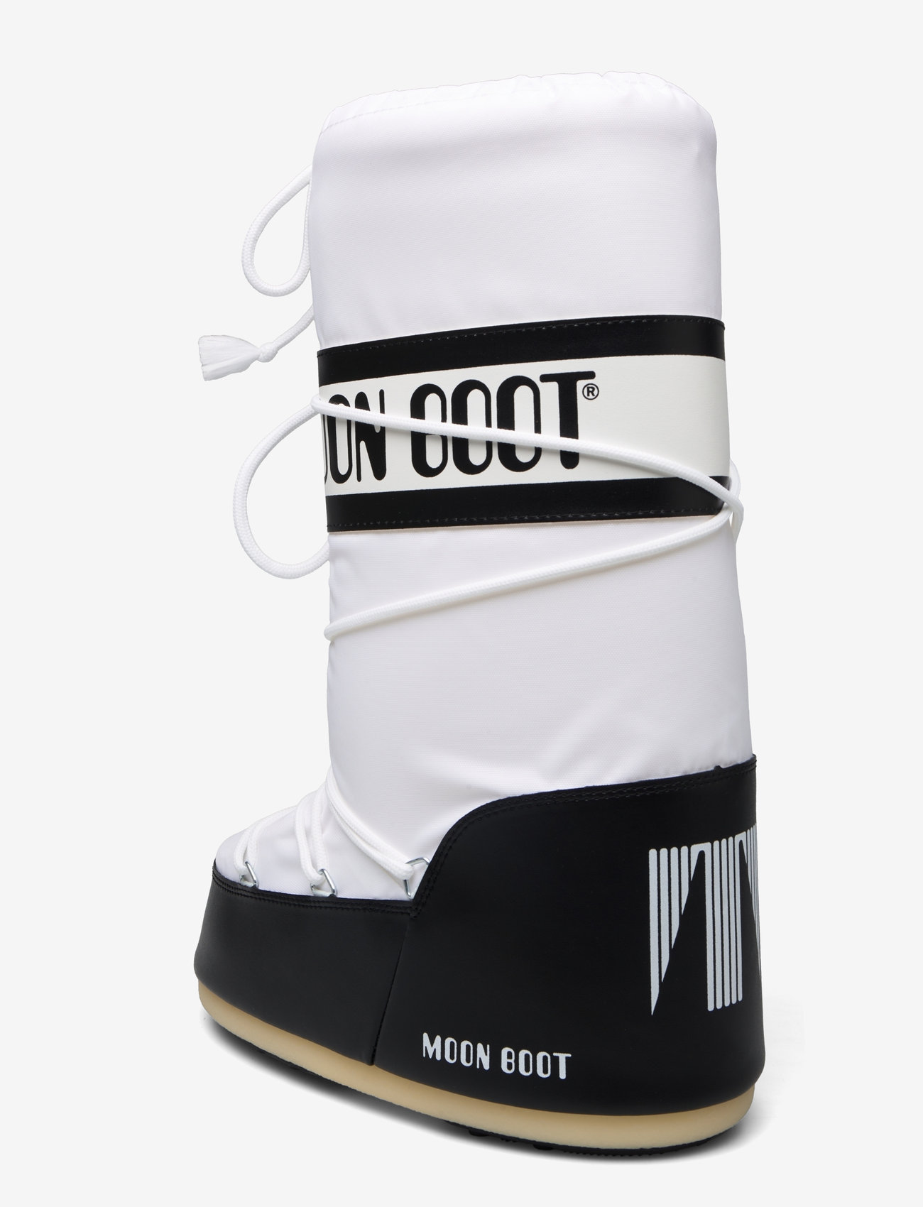 Moon Boot - MB ICON NYLON - black/white - 2
