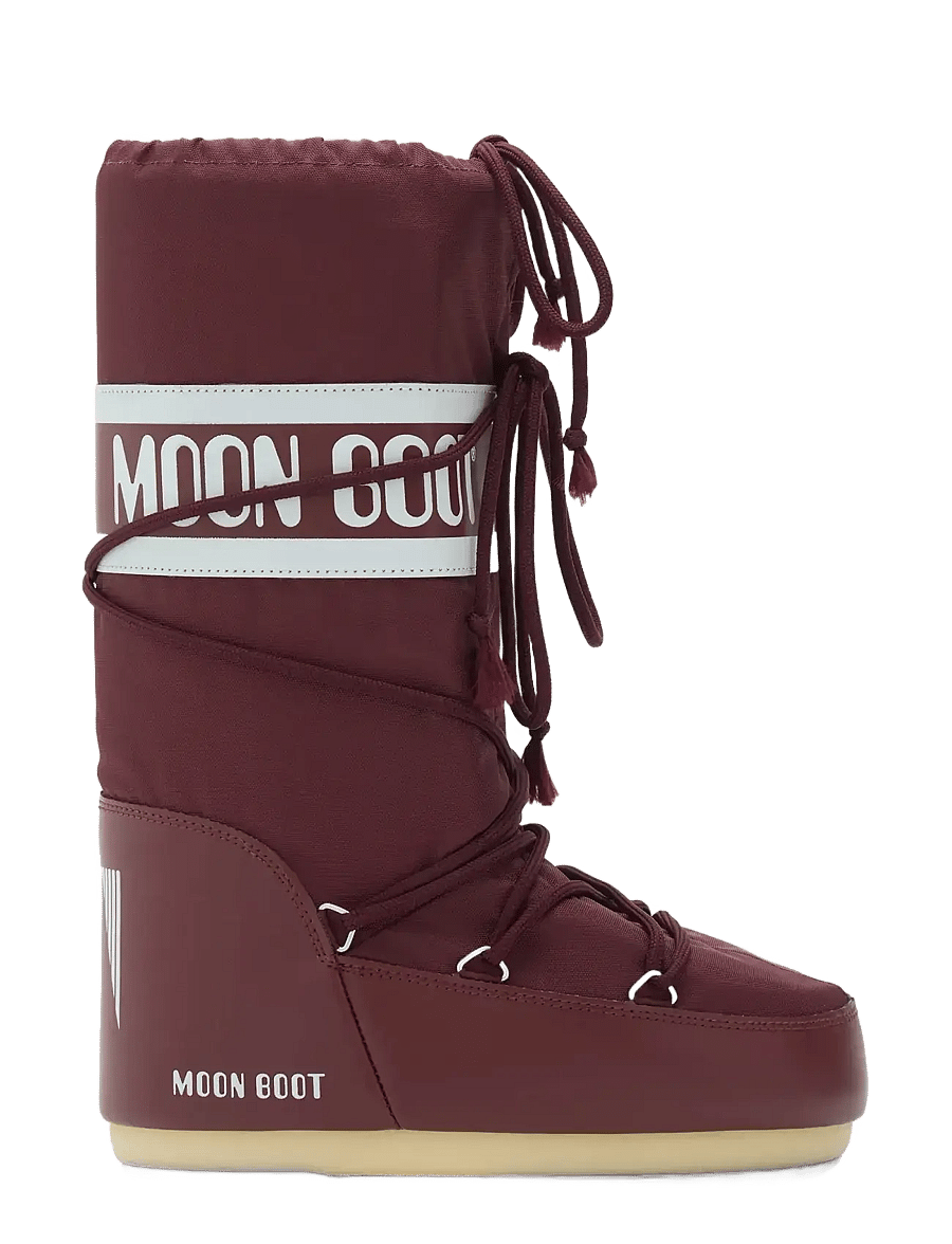 Moon Boot - MB ICON NYLON - vinterstøvler - burgundy - 0