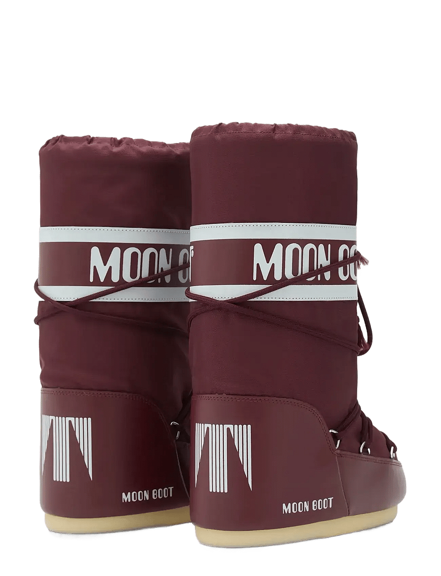 Moon Boot - MB ICON NYLON - vinterstøvler - burgundy - 1
