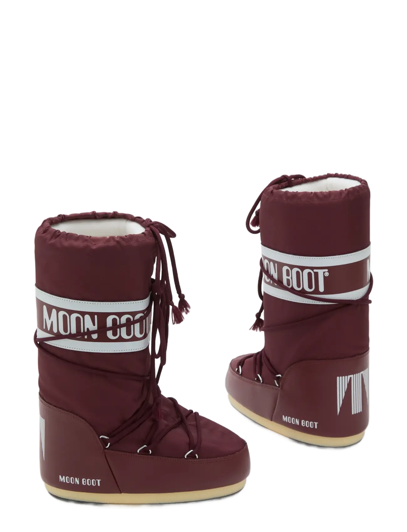 Moon Boot - MB ICON NYLON - vinterstøvler - burgundy - 2