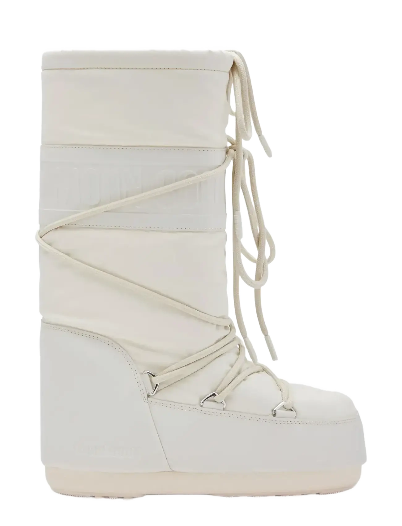 Moon Boot MB ICON RUBBER - Vinterstøvler - CREAM / cream