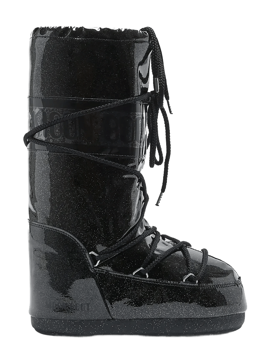 Moon Boot - MB ICON GLITTER - saappaat - black - 0