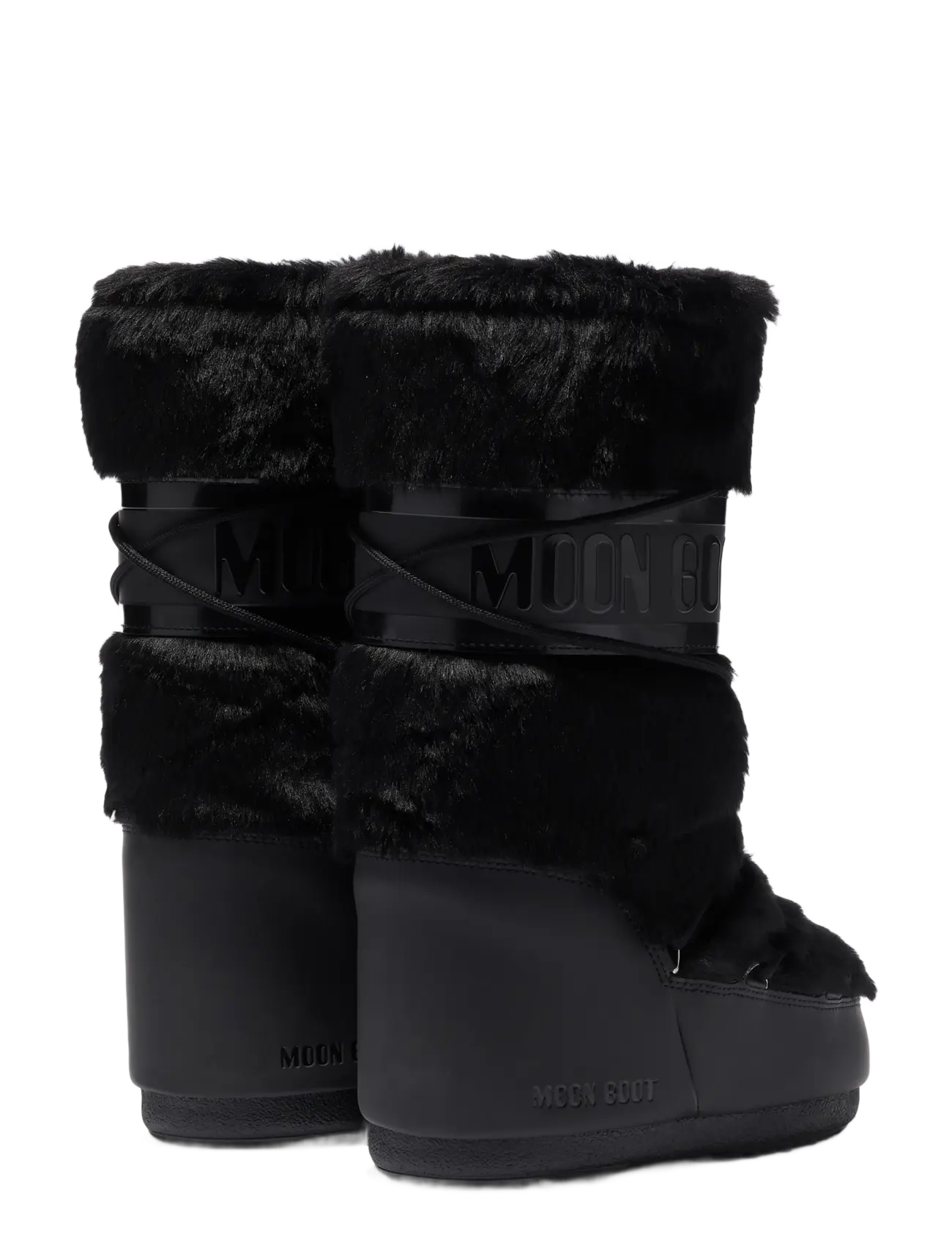 Moon Boot - MB ICON FAUX FUR - winterschuhe - black - 1