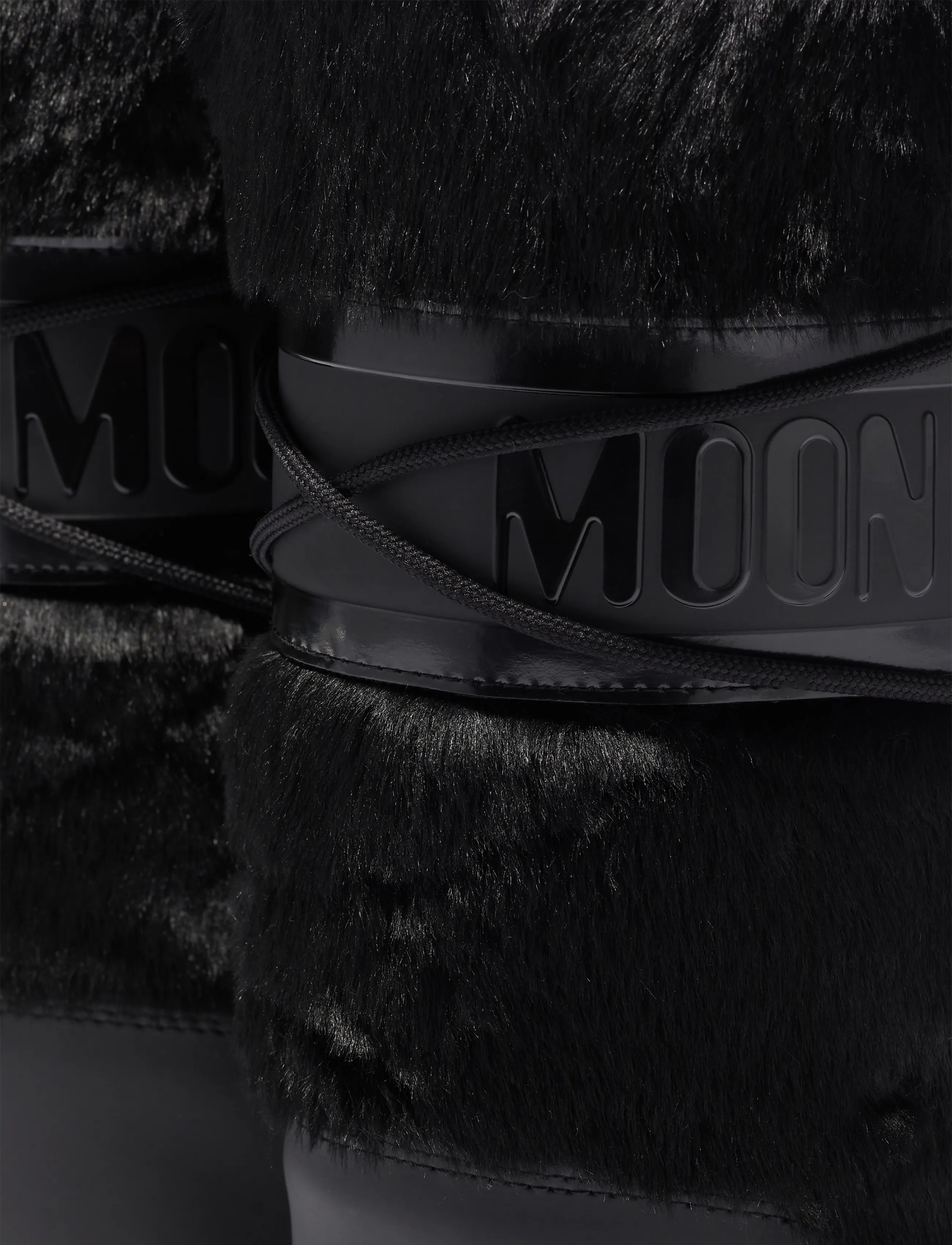 Moon Boot - MB ICON FAUX FUR - winterschuhe - black - 3